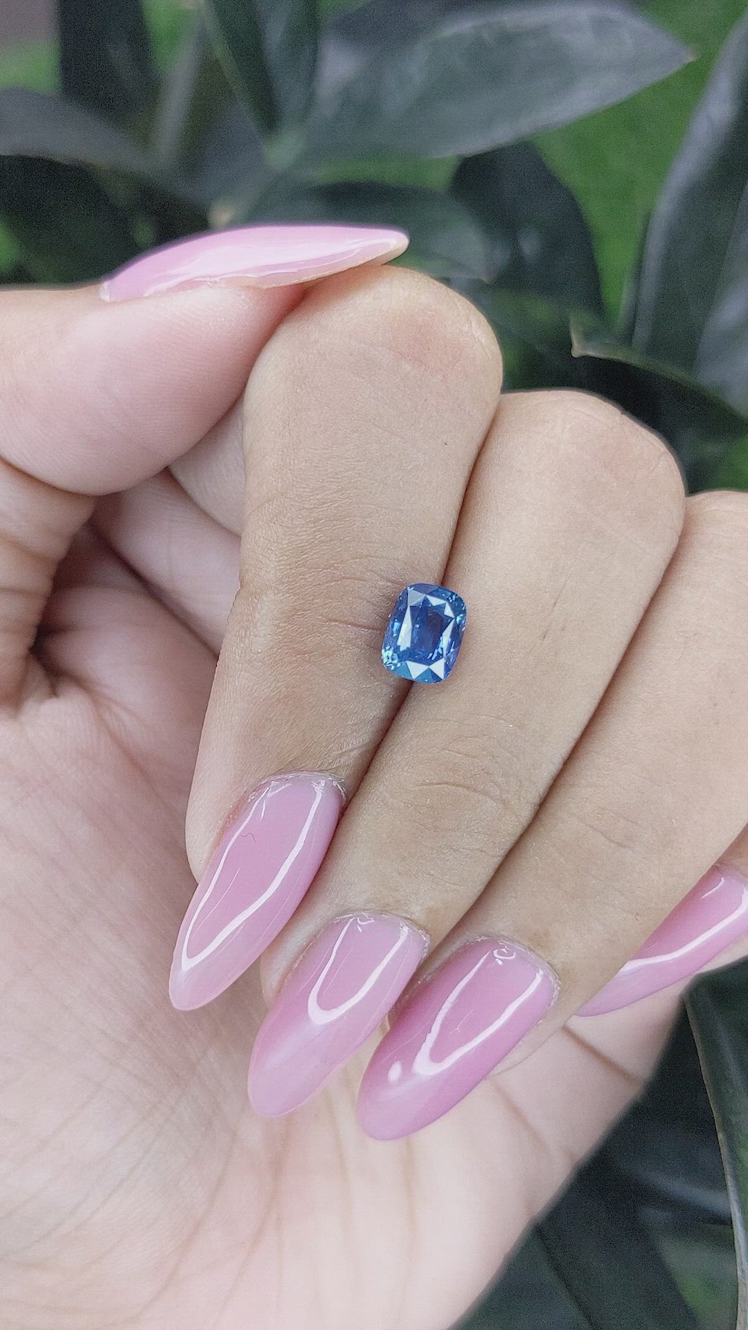 1.54 Ct. Blue Sapphire from Madagascar Size Video