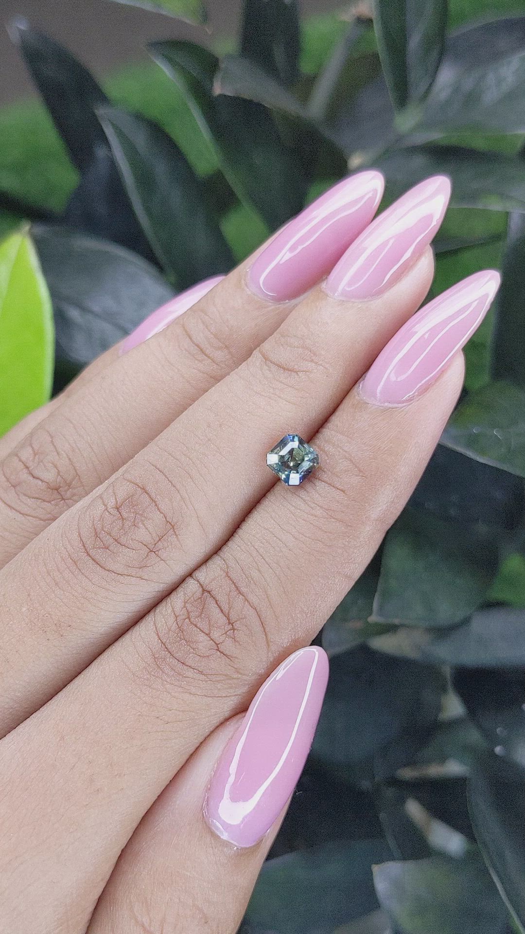 1.16 Ct. Bi Color Sapphire from Madagascar Size Video