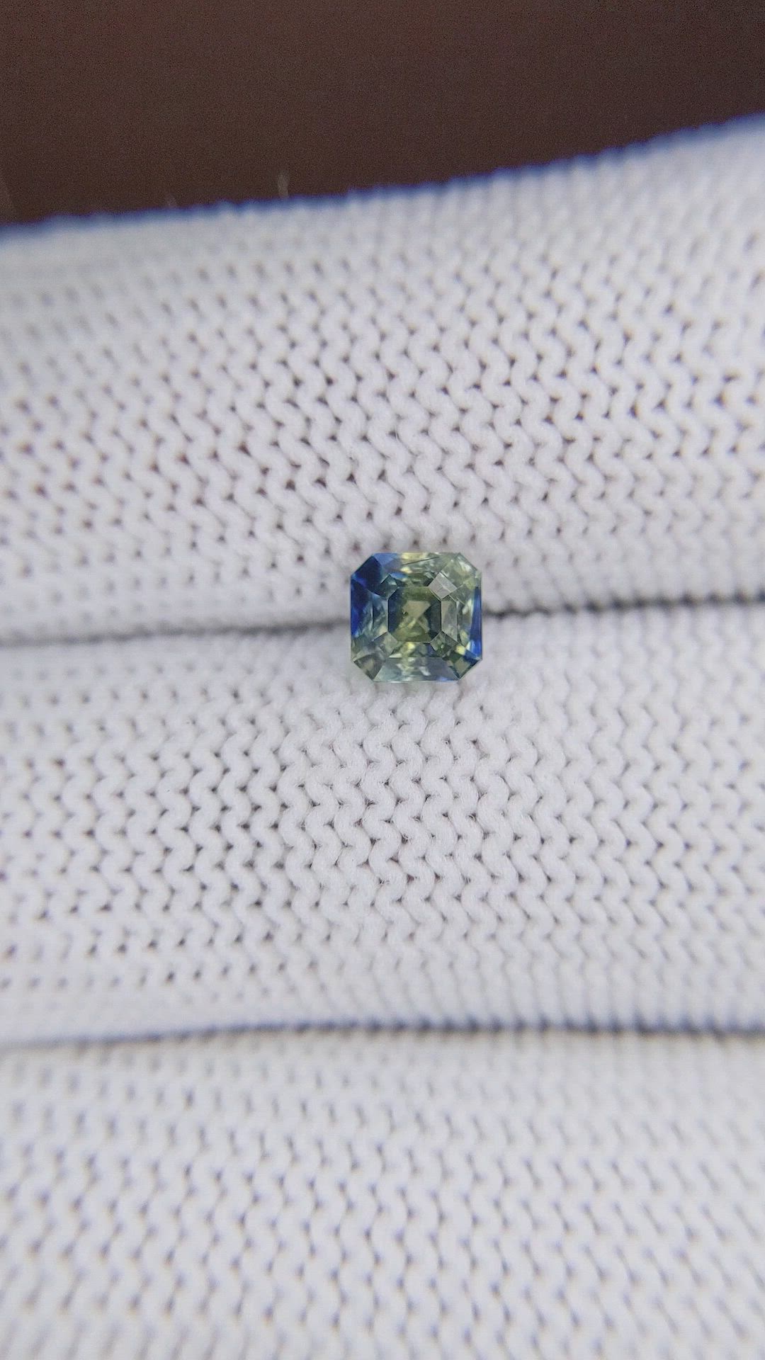 1.16 Ct. Bi Color Sapphire from Madagascar Size Video