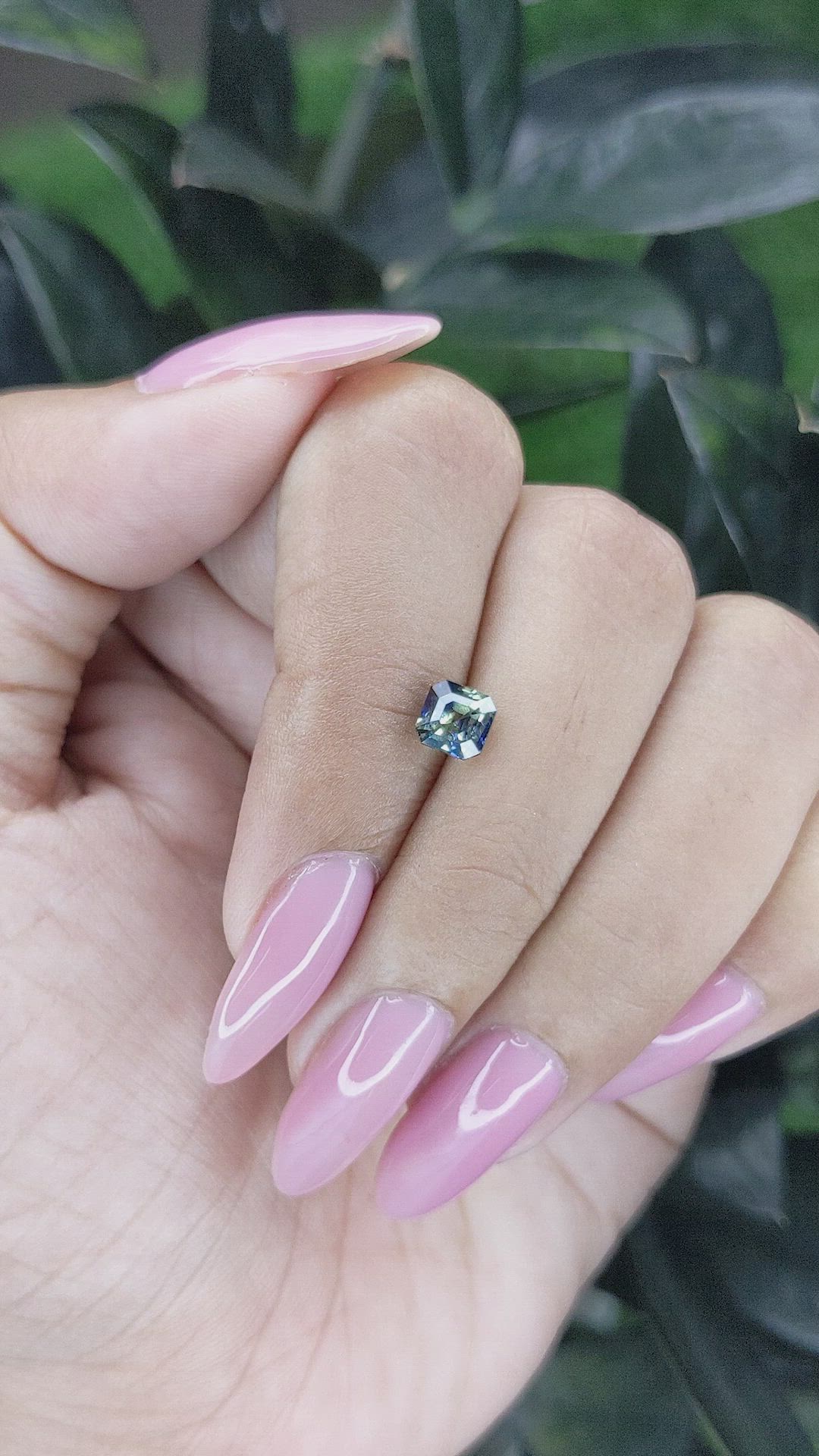 1.16 Ct. Bi Color Sapphire from Madagascar Size Video