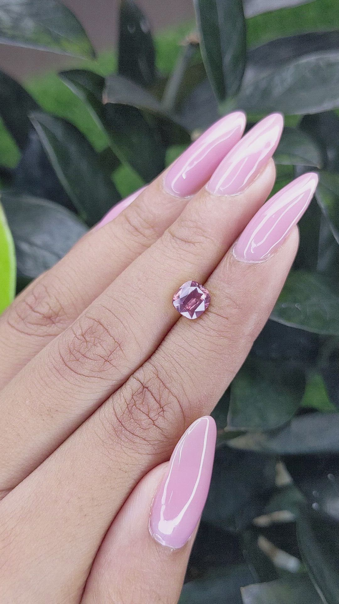 1.67 Ct. Pink Sapphire from Madagascar Size Video
