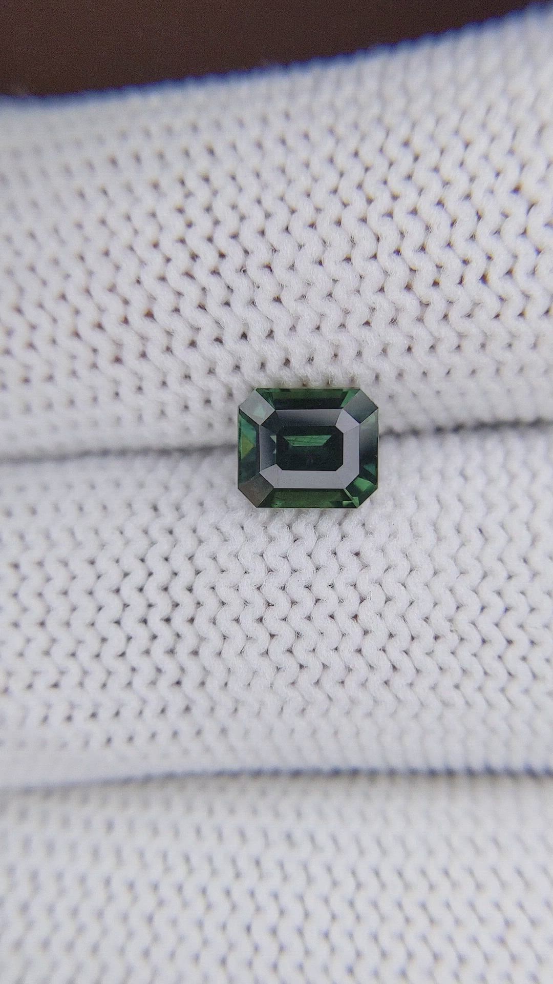 1.64 Ct. Green Sapphire from Madagascar Size Video