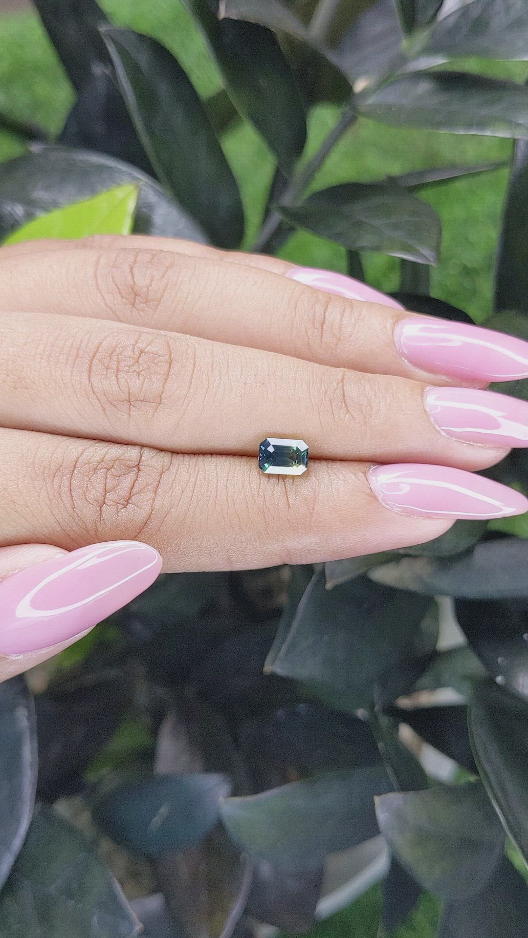 1.05 Ct. Bi Color Sapphire from Madagascar Size Video