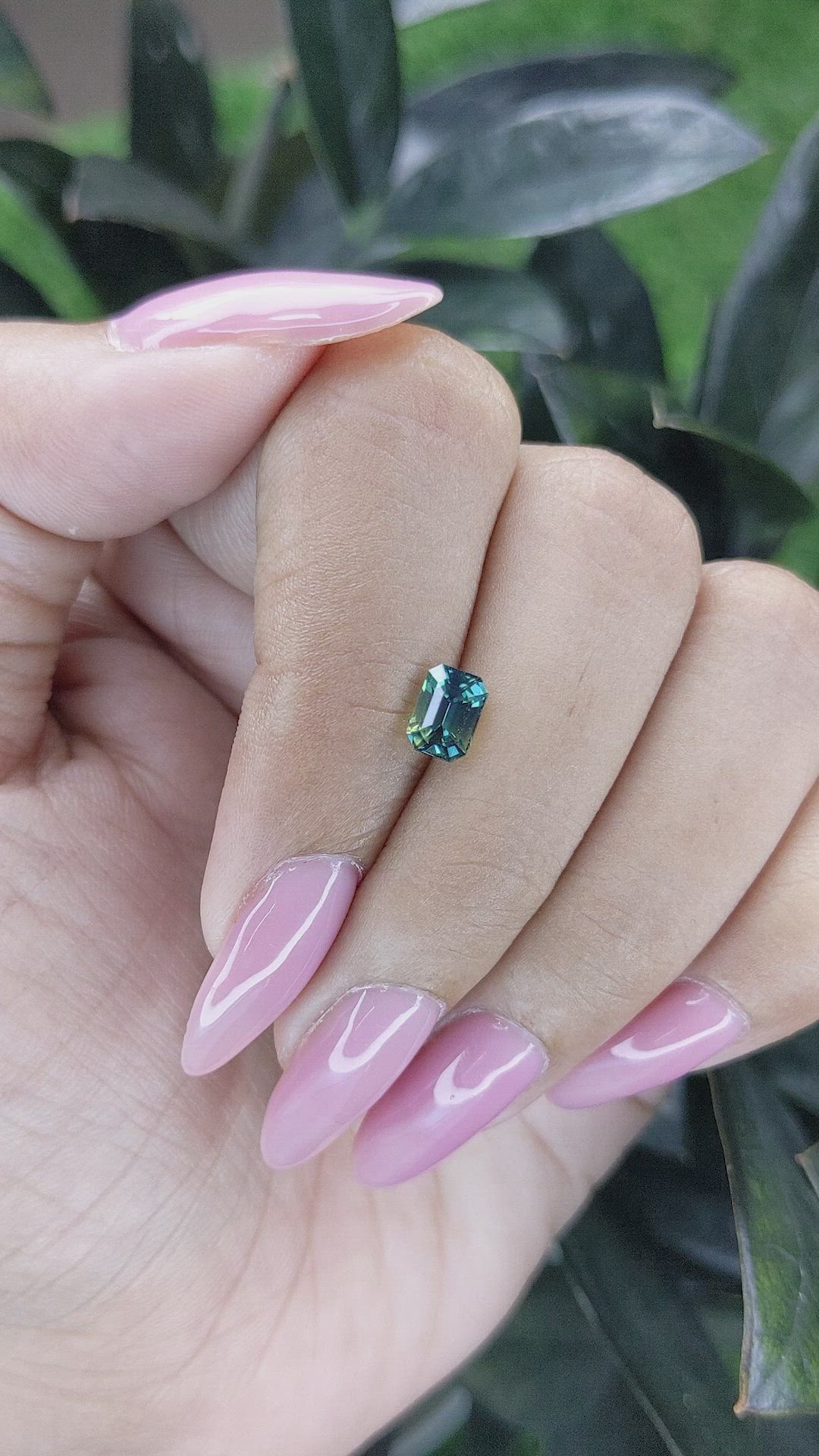 1.05 Ct. Bi Color Sapphire from Madagascar Size Video