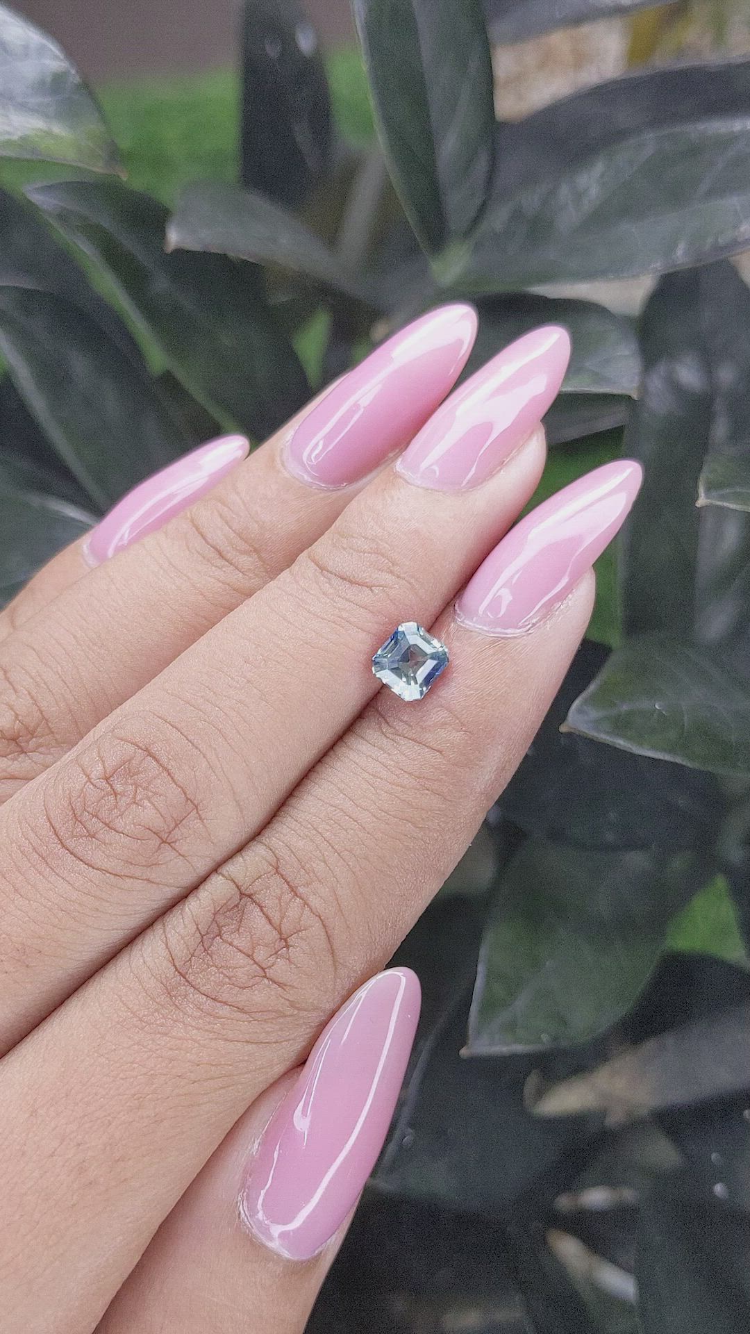 1.12 Ct. Bi Color Sapphire from Madagascar Size Video