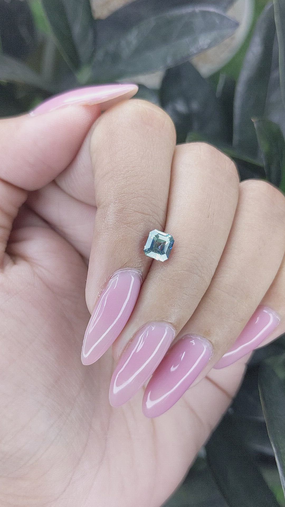 1.12 Ct. Bi Color Sapphire from Madagascar Size Video