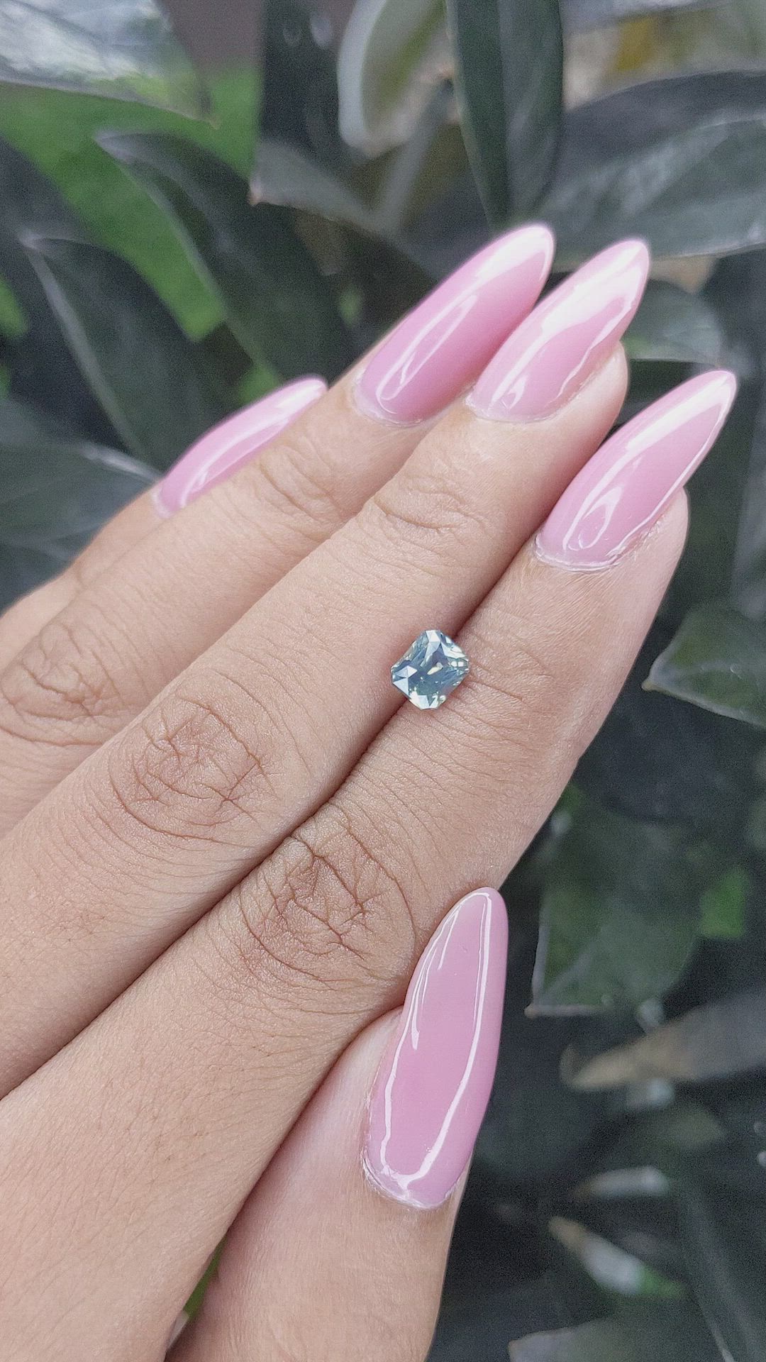 1.05 Ct. Bi Color Sapphire from Madagascar Size Video