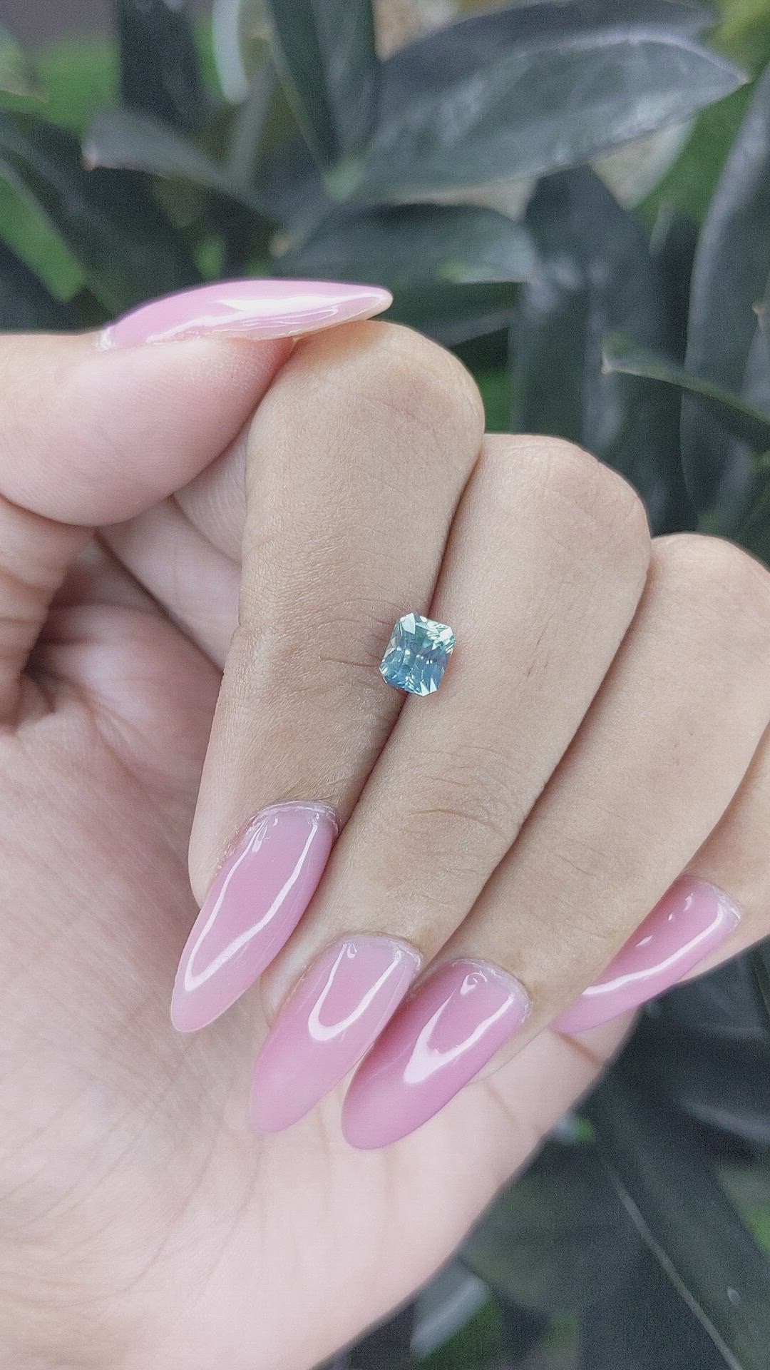 1.05 Ct. Bi Color Sapphire from Madagascar Size Video