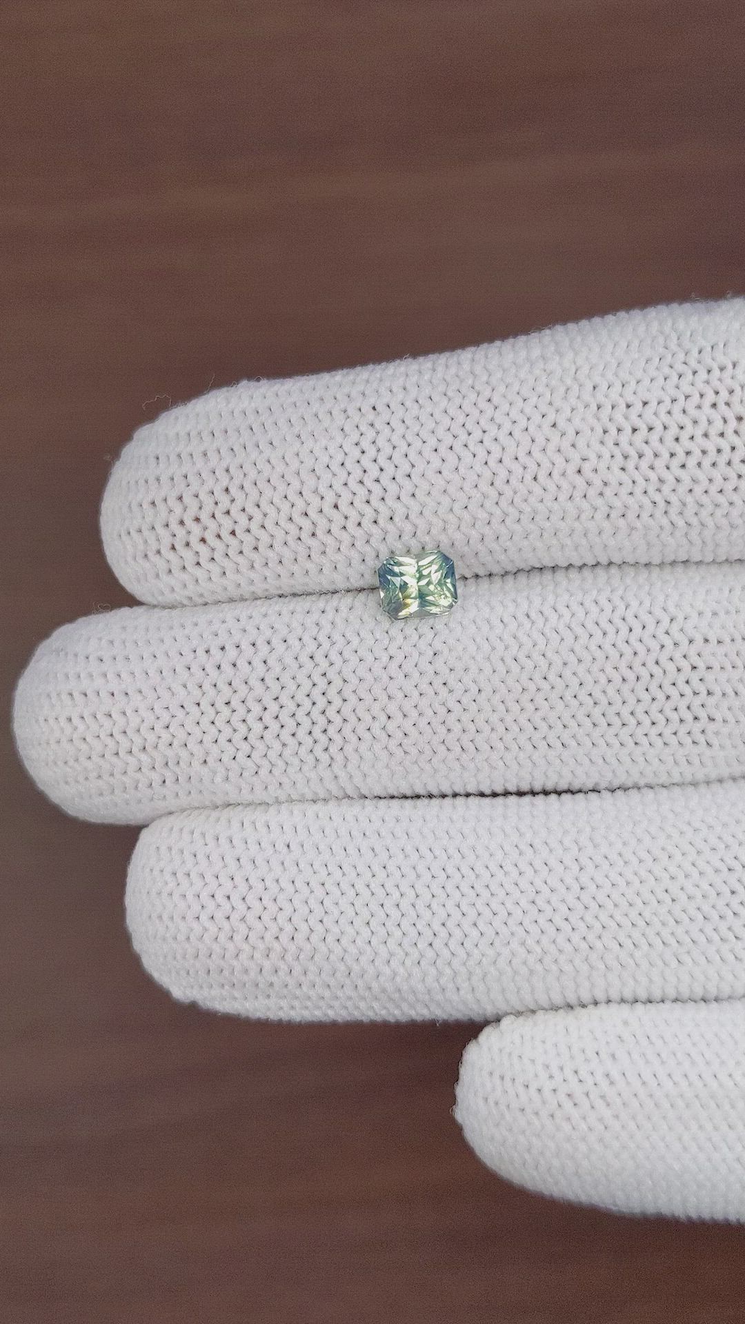 1.05 Ct. Bi Color Sapphire from Madagascar Size Video