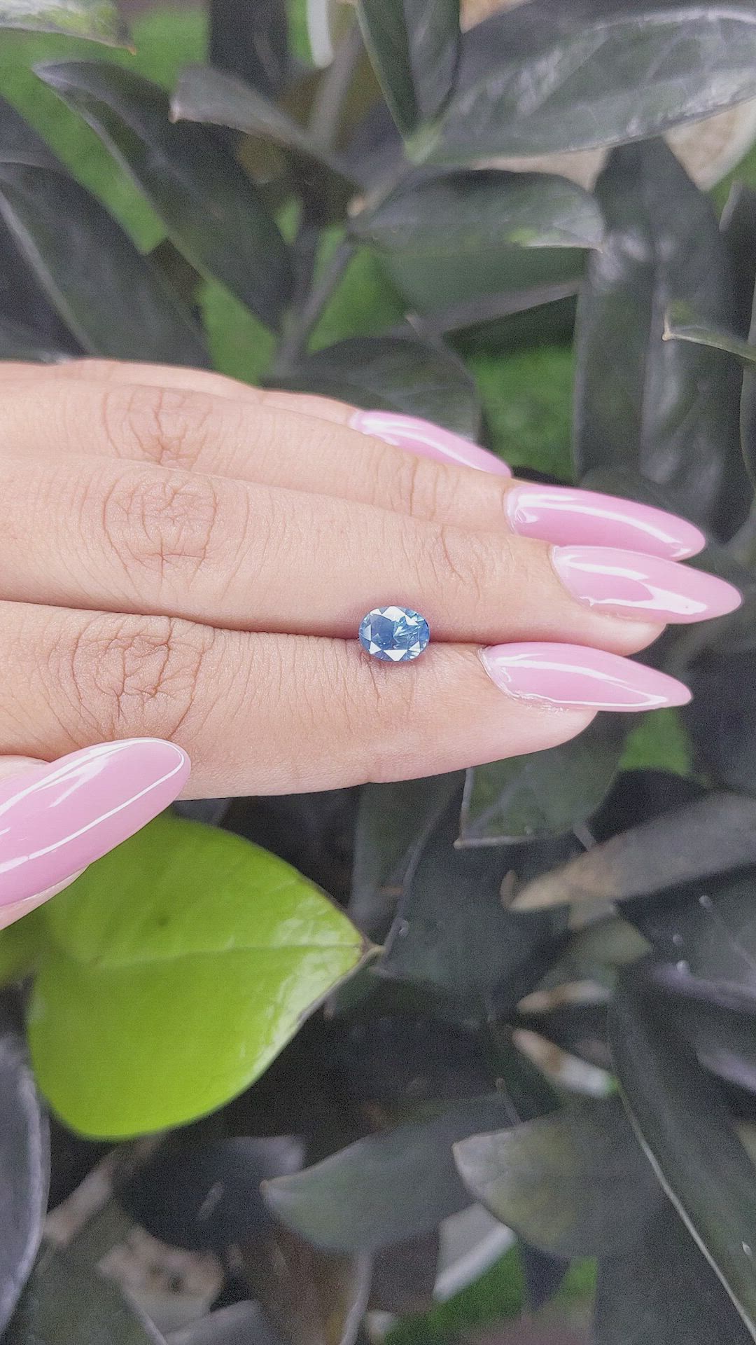 1.19 Ct. Blue Sapphire from Madagascar Size Video