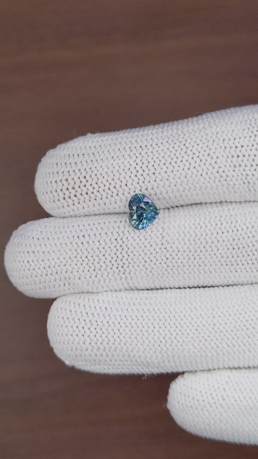 1.55 Ct. Bi Color Sapphire from Madagascar Size Video