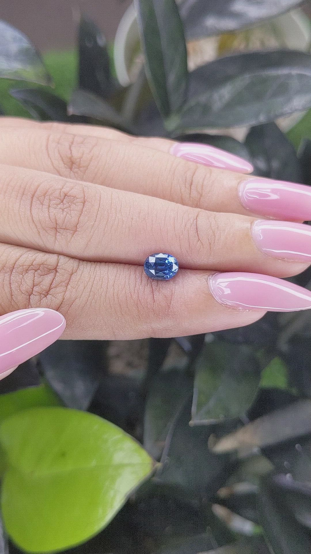 1.16 Ct. Blue Sapphire from Madagascar Size Video