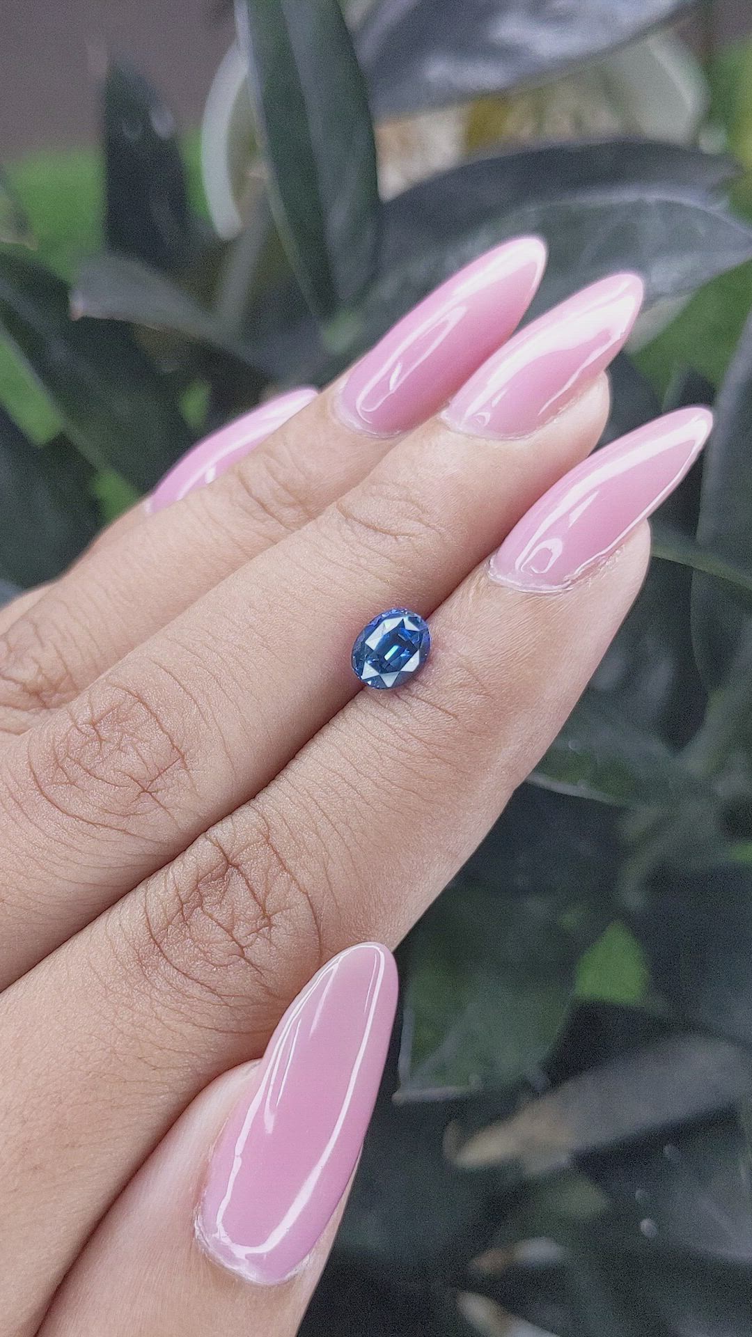 1.16 Ct. Blue Sapphire from Madagascar Size Video