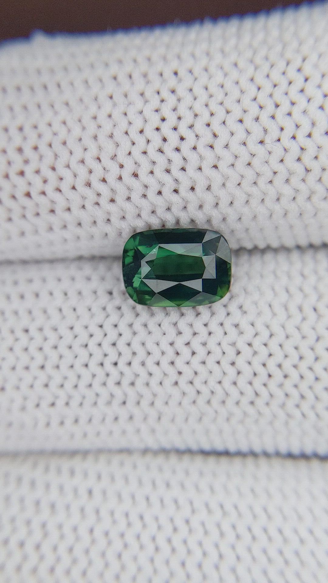2.02 Ct. Bluish Green Sapphire from Madagascar Size Video