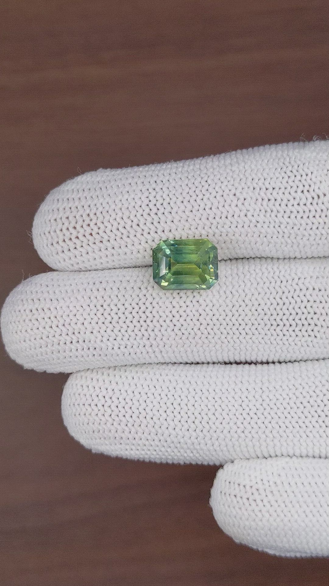 7.00 Ct. Bi Color Sapphire from Madagascar Size Video