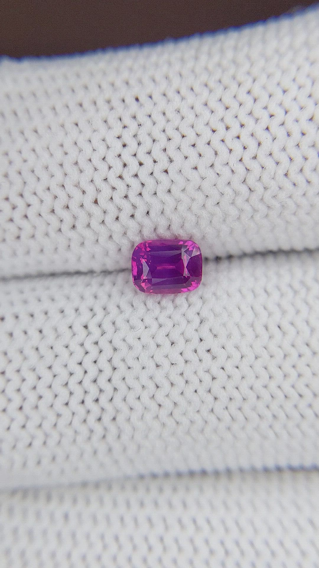 0.72 Ct. Purplish Pink Sapphire from Tanzania Size Video
