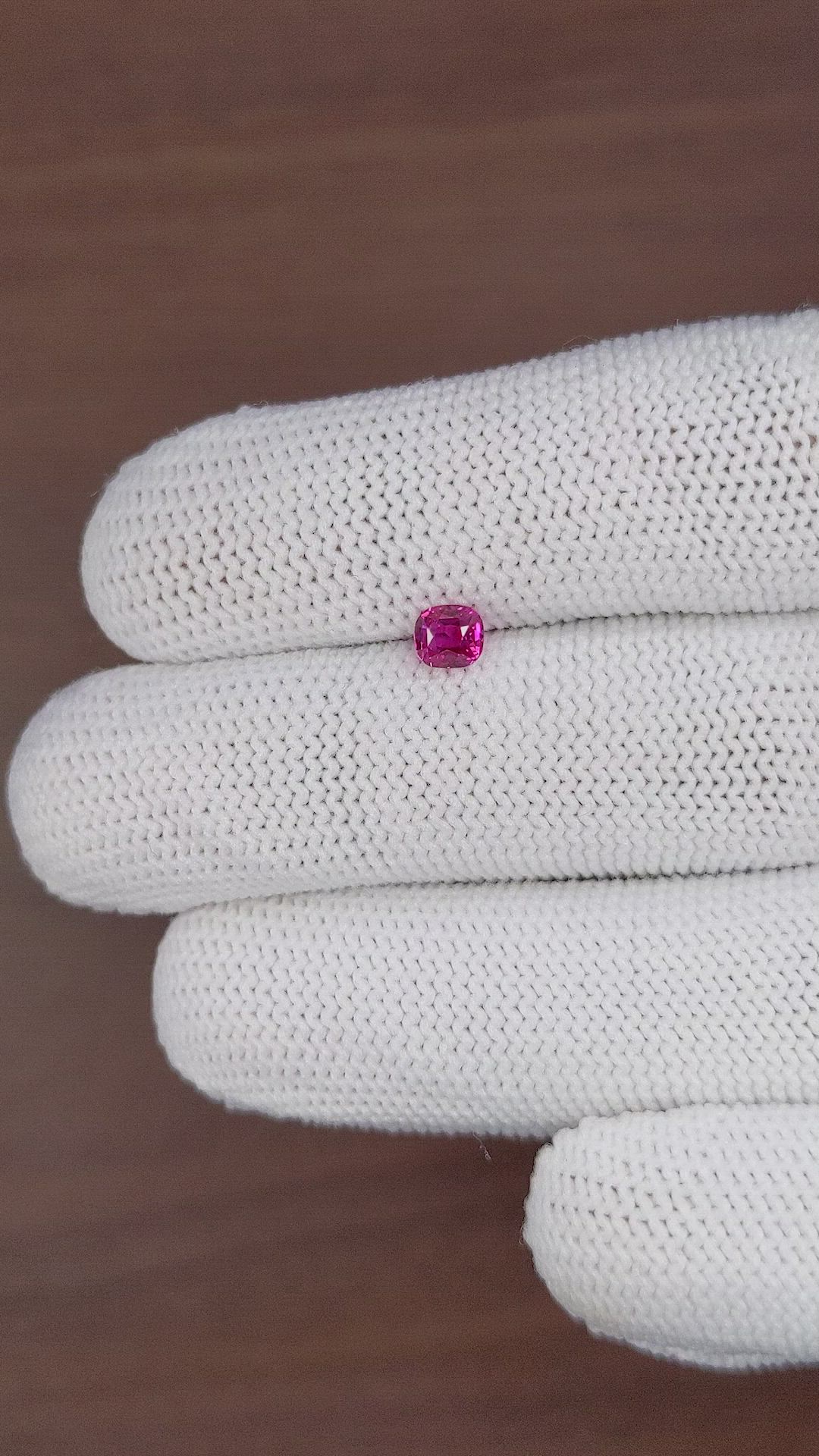 0.62 Ct. Pink Sapphire from Tanzania Size Video