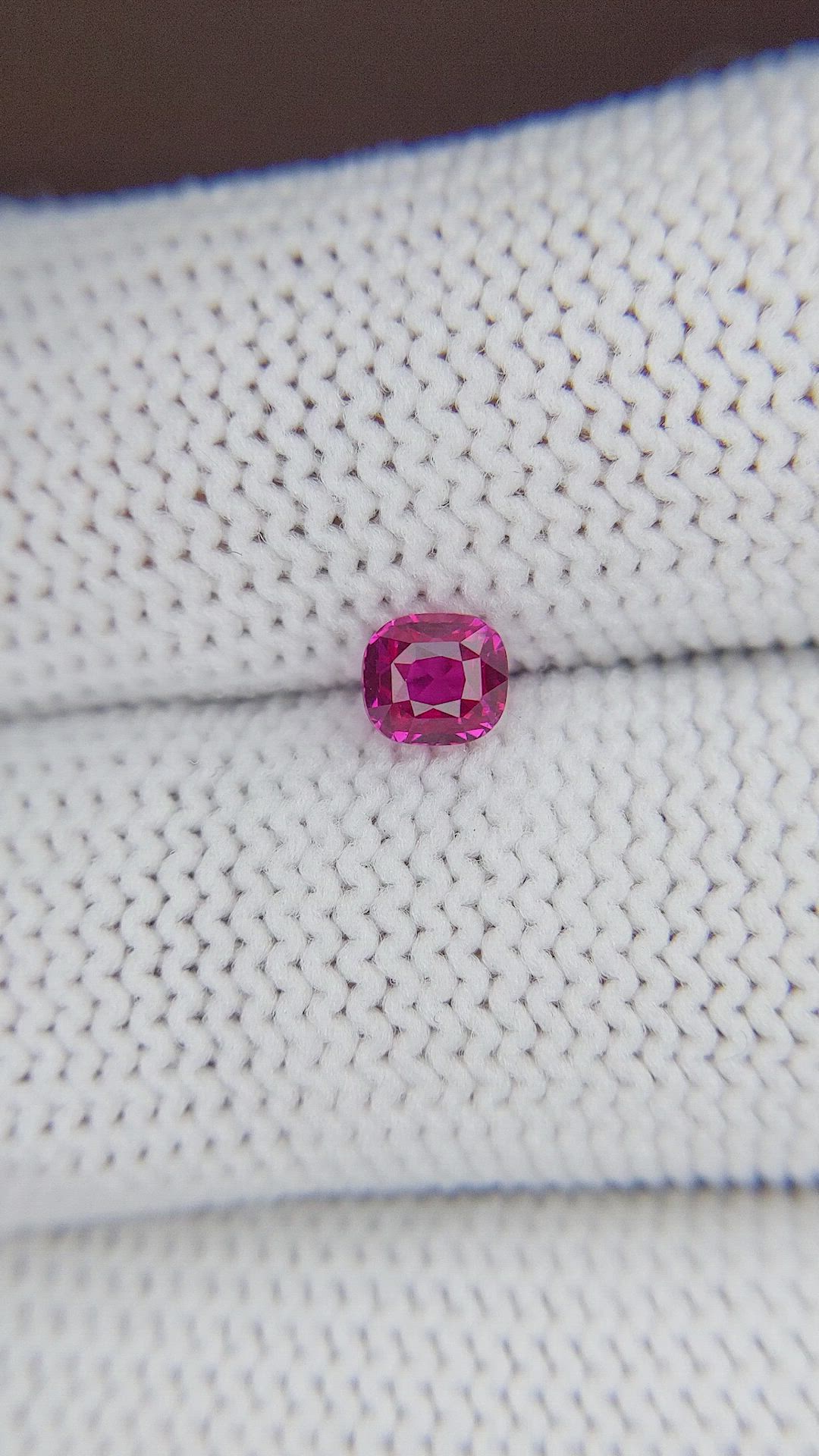 0.62 Ct. Pink Sapphire from Tanzania Size Video