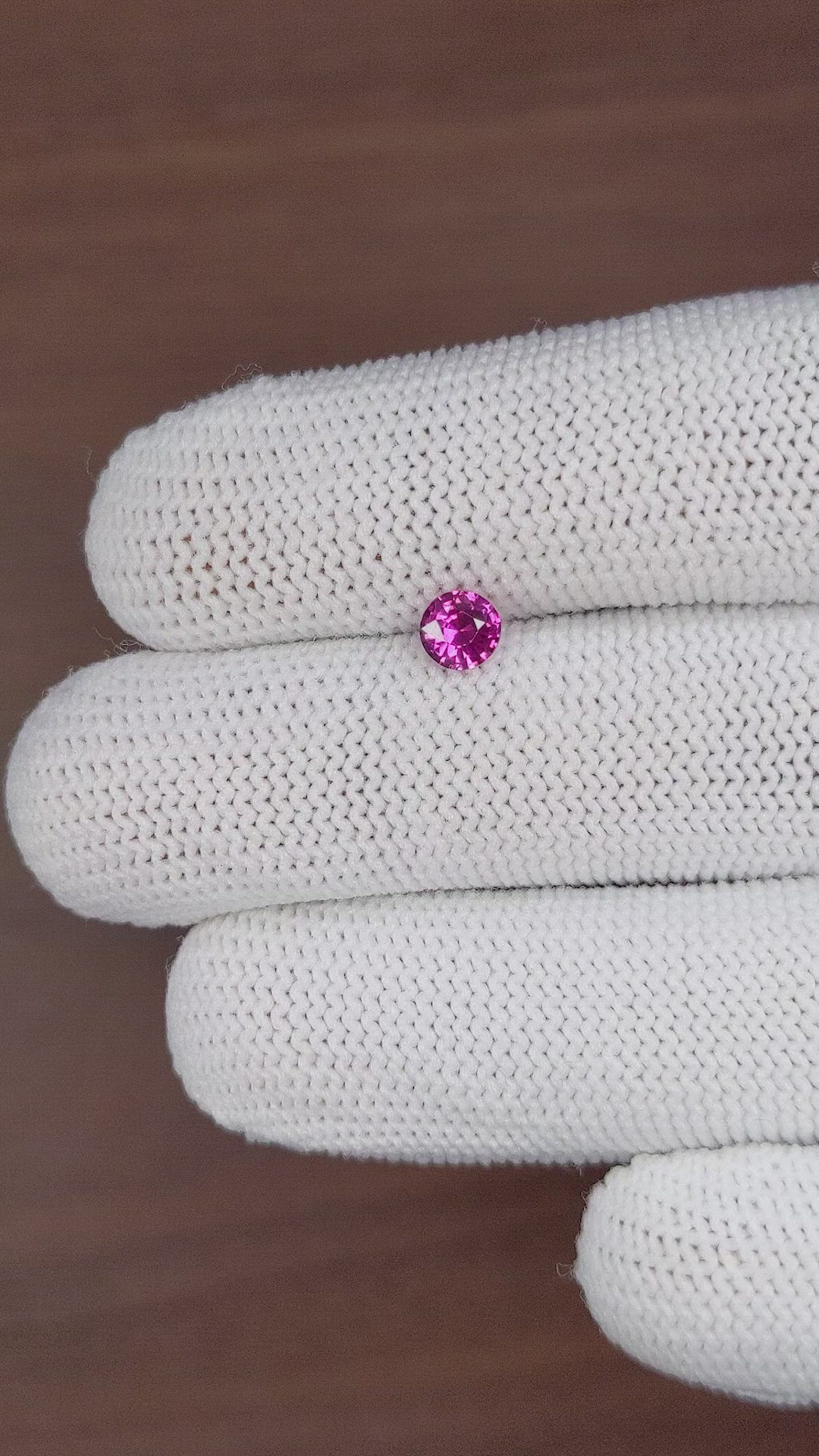 0.53 Ct. Purplish Pink Sapphire from Tanzania Size Video