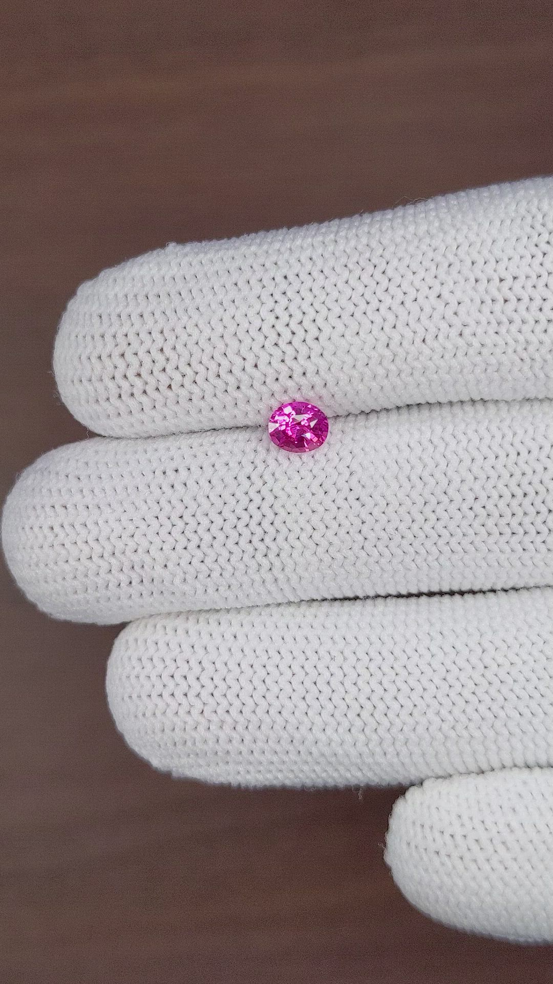0.56 Ct. Pink Sapphire from Tanzania Size Video