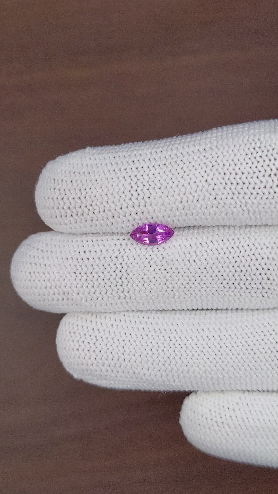 0.87 Ct. Purple Sapphire from Tanzania Size Video