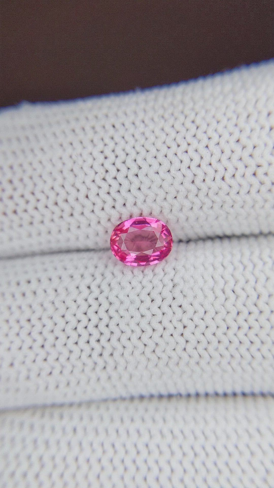 0.95 Ct. Pink Sapphire from Tanzania Size Video