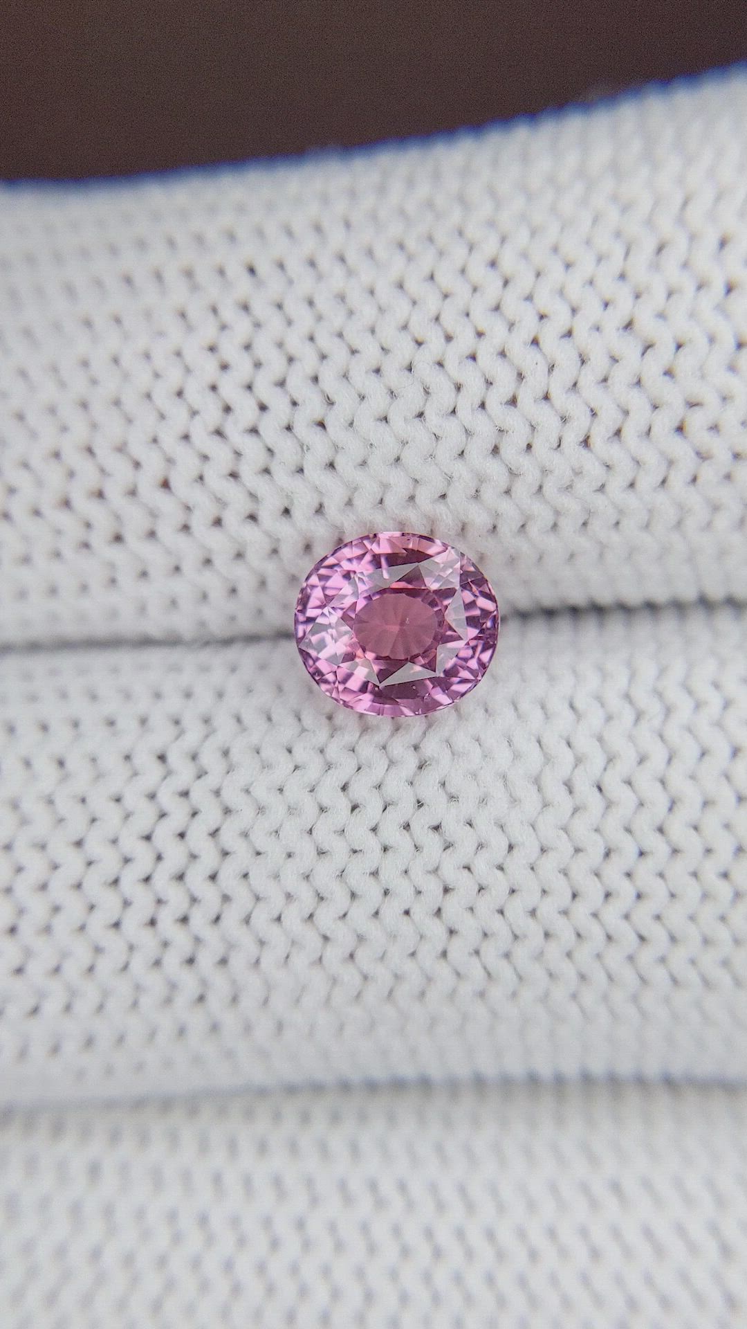 1.87 Ct. Purplish Pink Sapphire from Tanzania Size Video