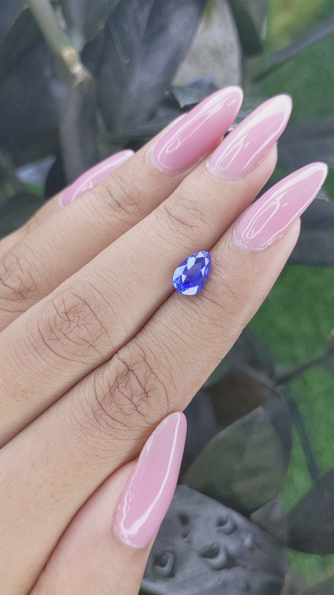 2.03 Ct. Blue Sapphire from Madagascar Size Video