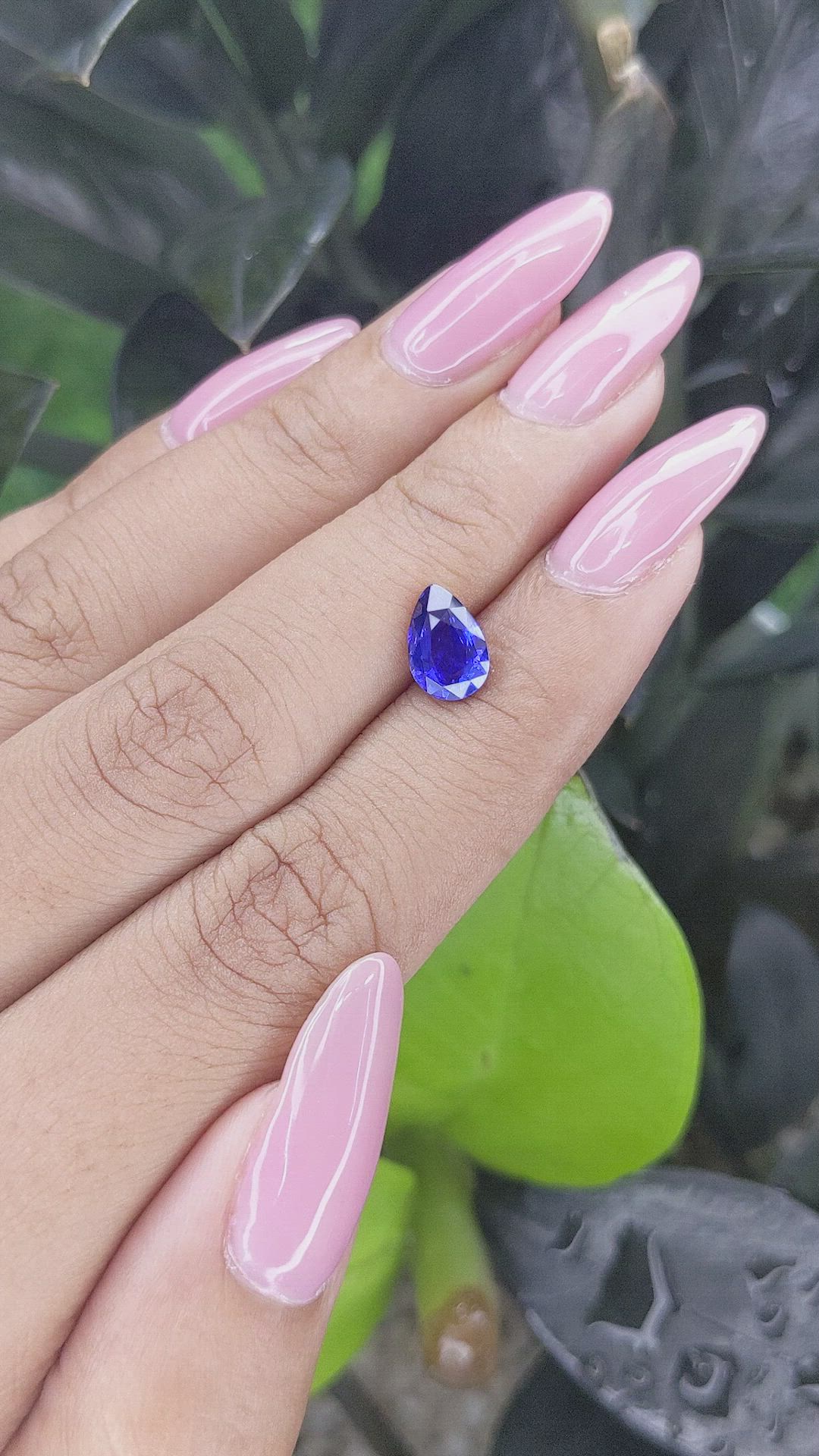 1.54 Ct. Blue Sapphire from Madagascar Size Video