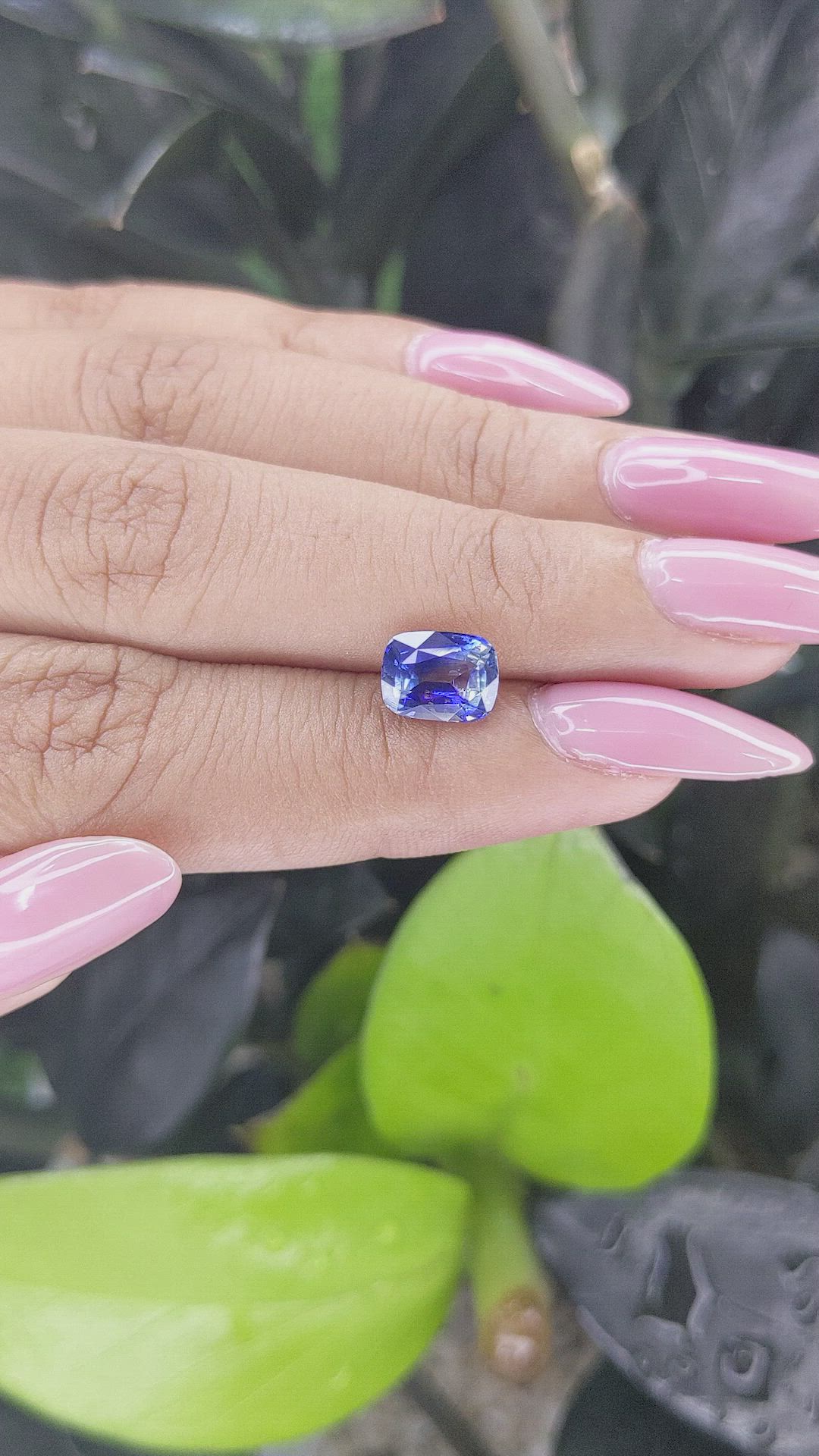 2.32 Ct. Bi Color Sapphire from Tanzania Size Video