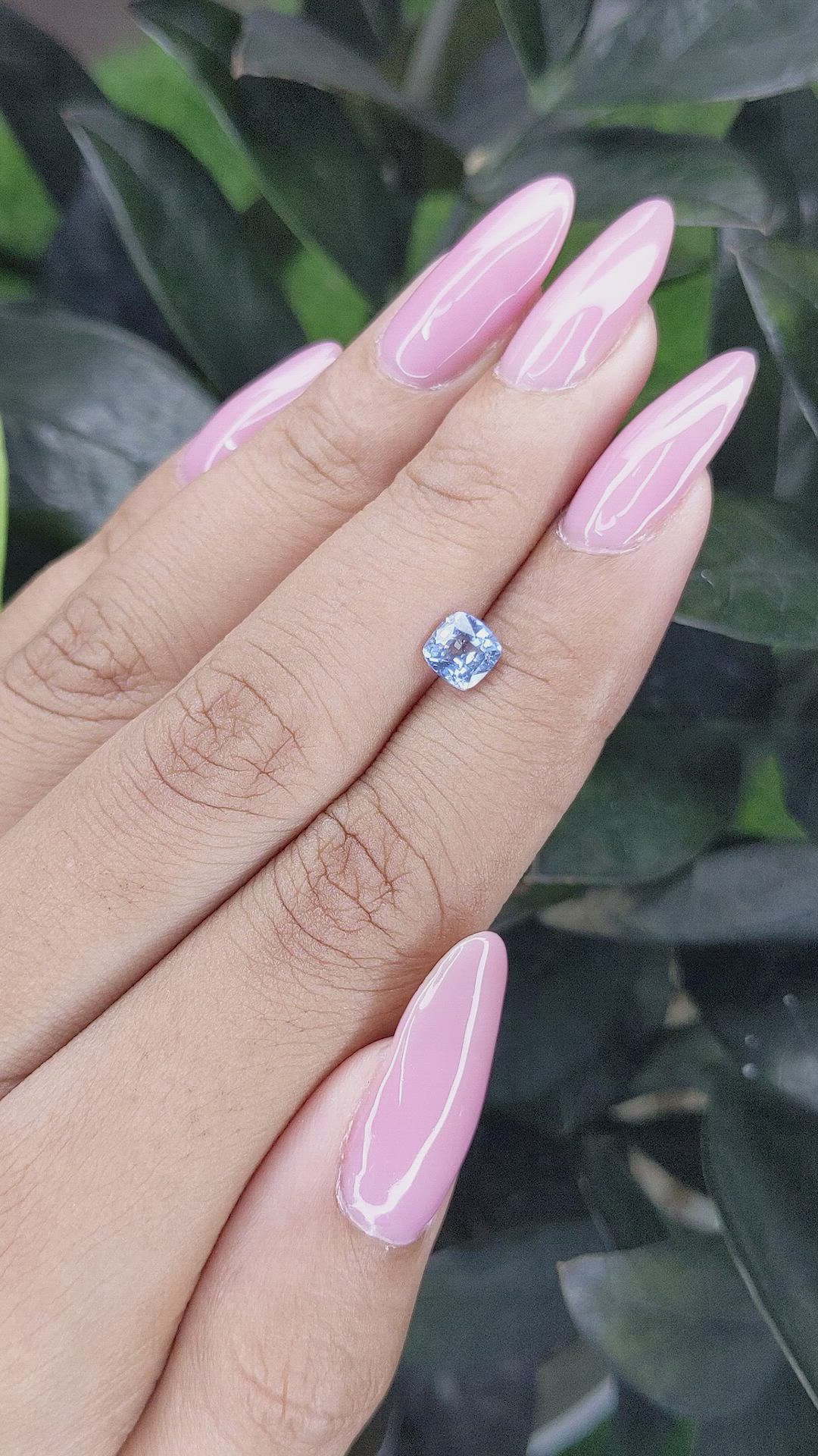0.92 Ct. Blue Sapphire from Ceylon (Sri Lanka) Size Video