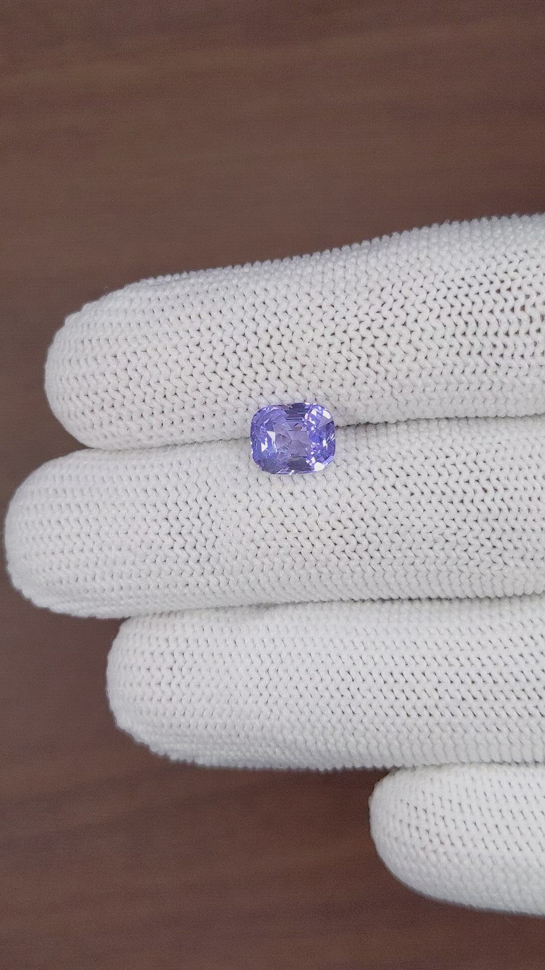 3.01 Ct. Bluish Purple Sapphire from Ceylon (Sri Lanka) Size Video