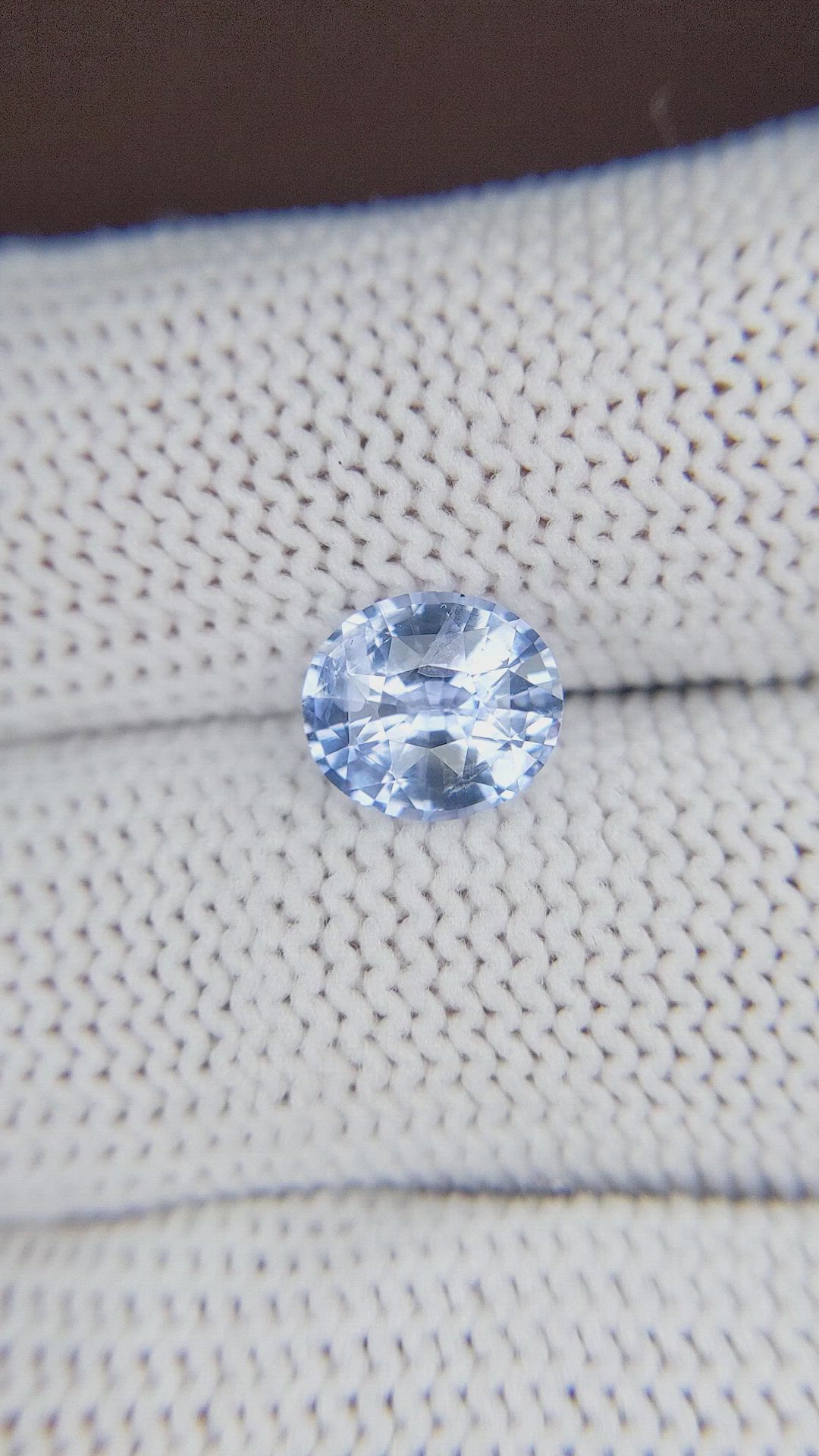 2.13 Ct. Blue Sapphire from Ceylon (Sri Lanka) Size Video