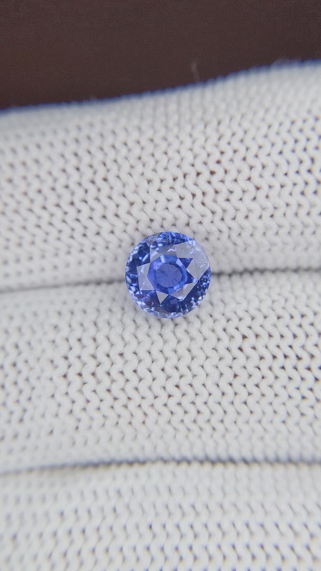 2.64 Ct. Blue Sapphire from Ceylon (Sri Lanka) Size Video