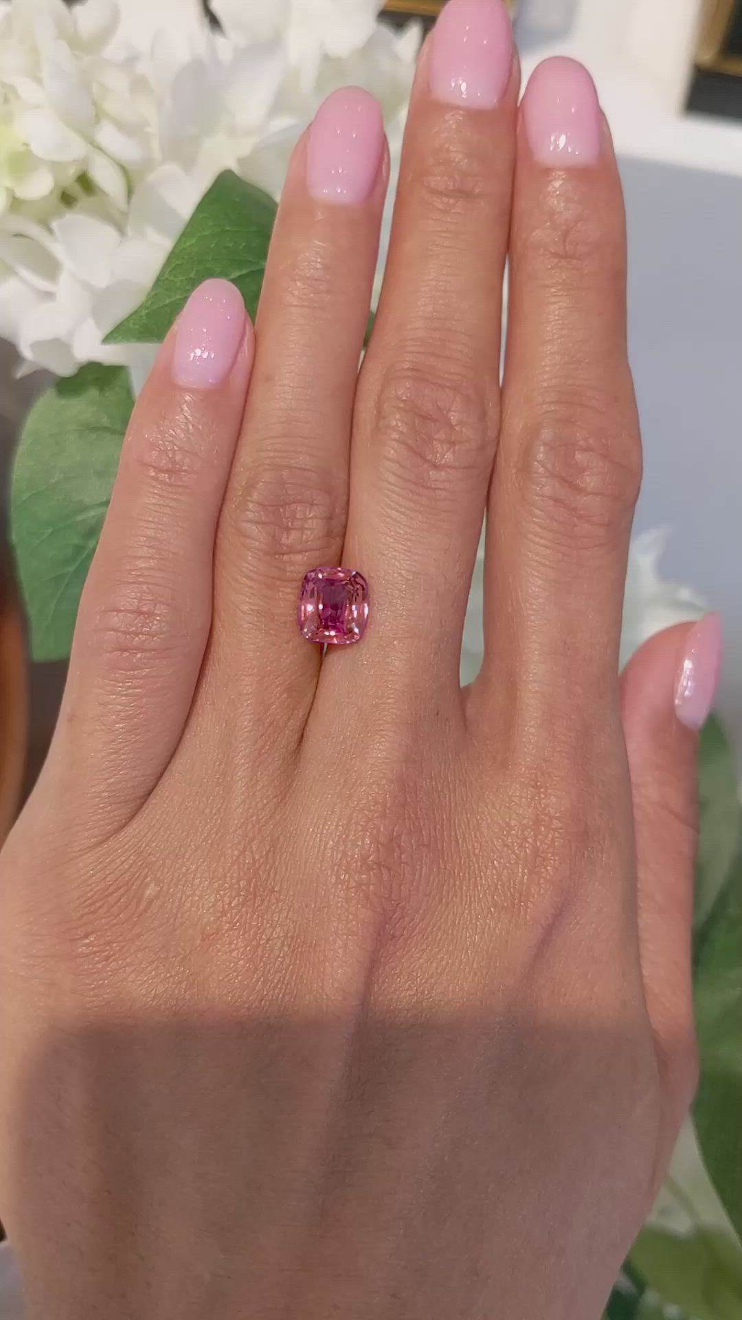 3.03 Ct. Padparadscha Sapphire from Madagascar Size Video