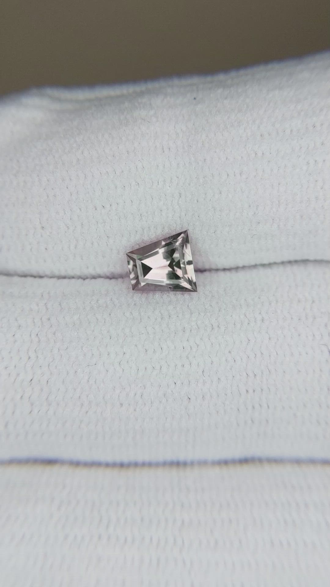 0.94 Ct. Purplish Pink Sapphire from Montana Size Video