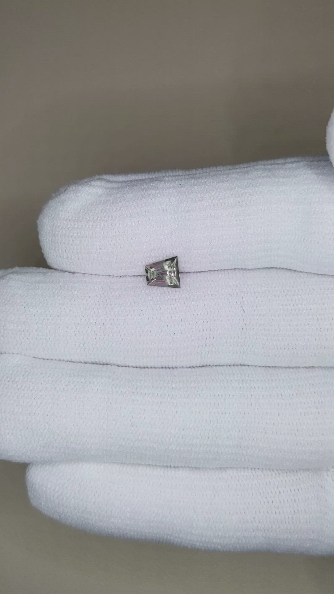 0.94 Ct. Purplish Pink Sapphire from Montana Size Video