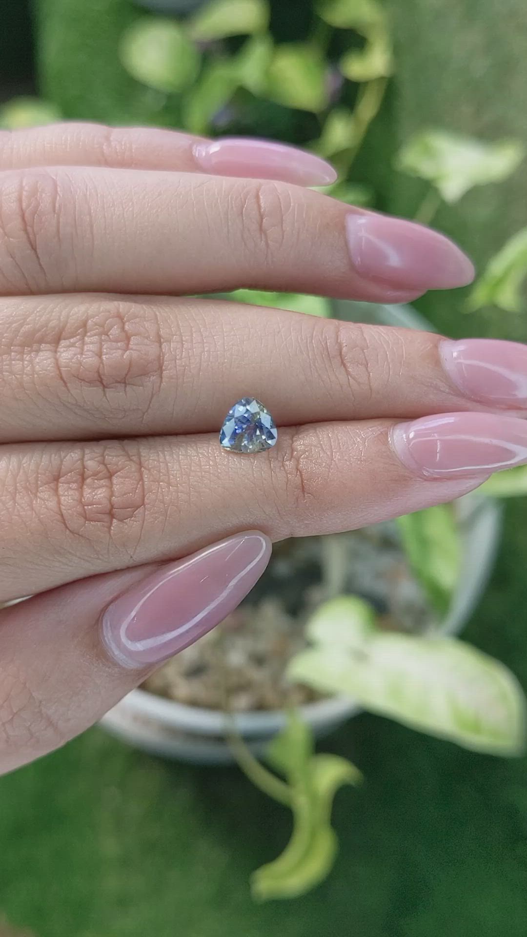 1.44 Ct. Bi Color Sapphire from Ceylon (Sri Lanka) Size Video