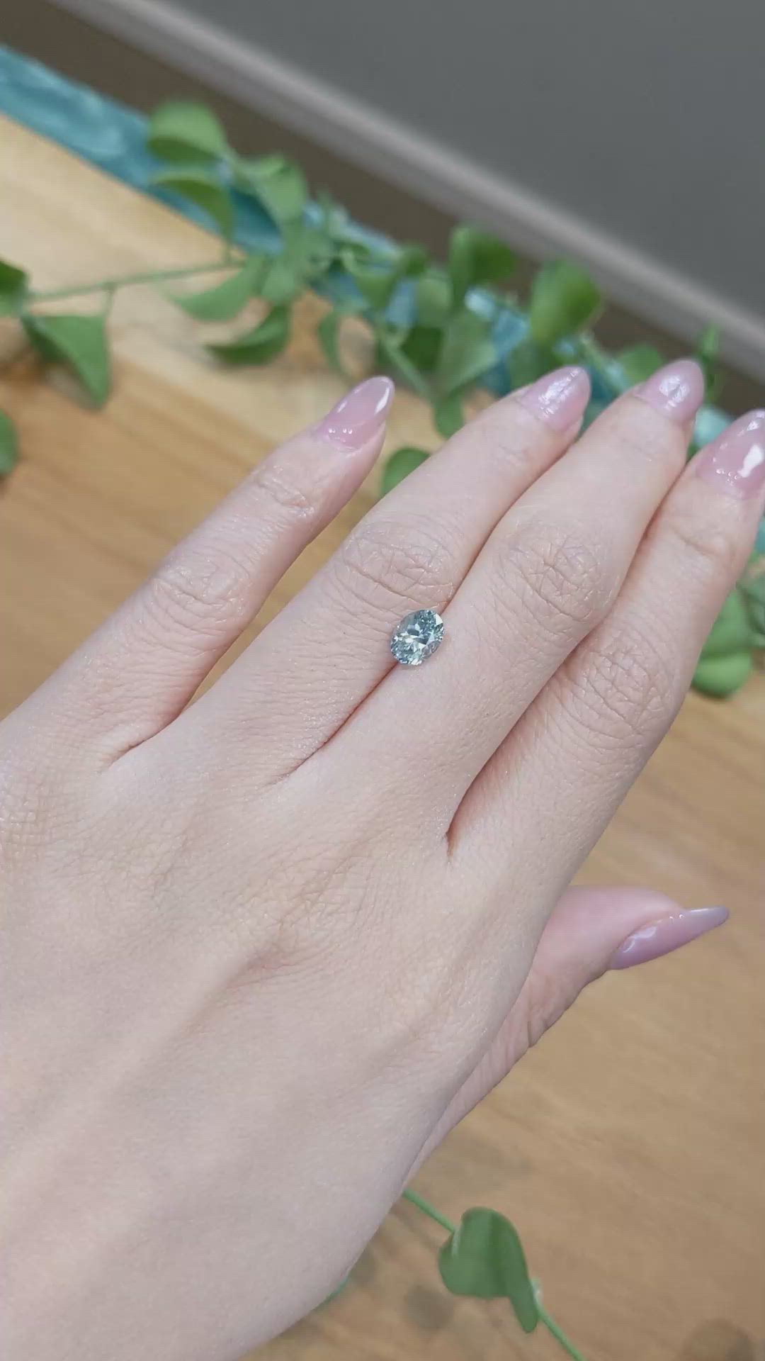 1.13 Ct. Blue Sapphire from Montana Size Video