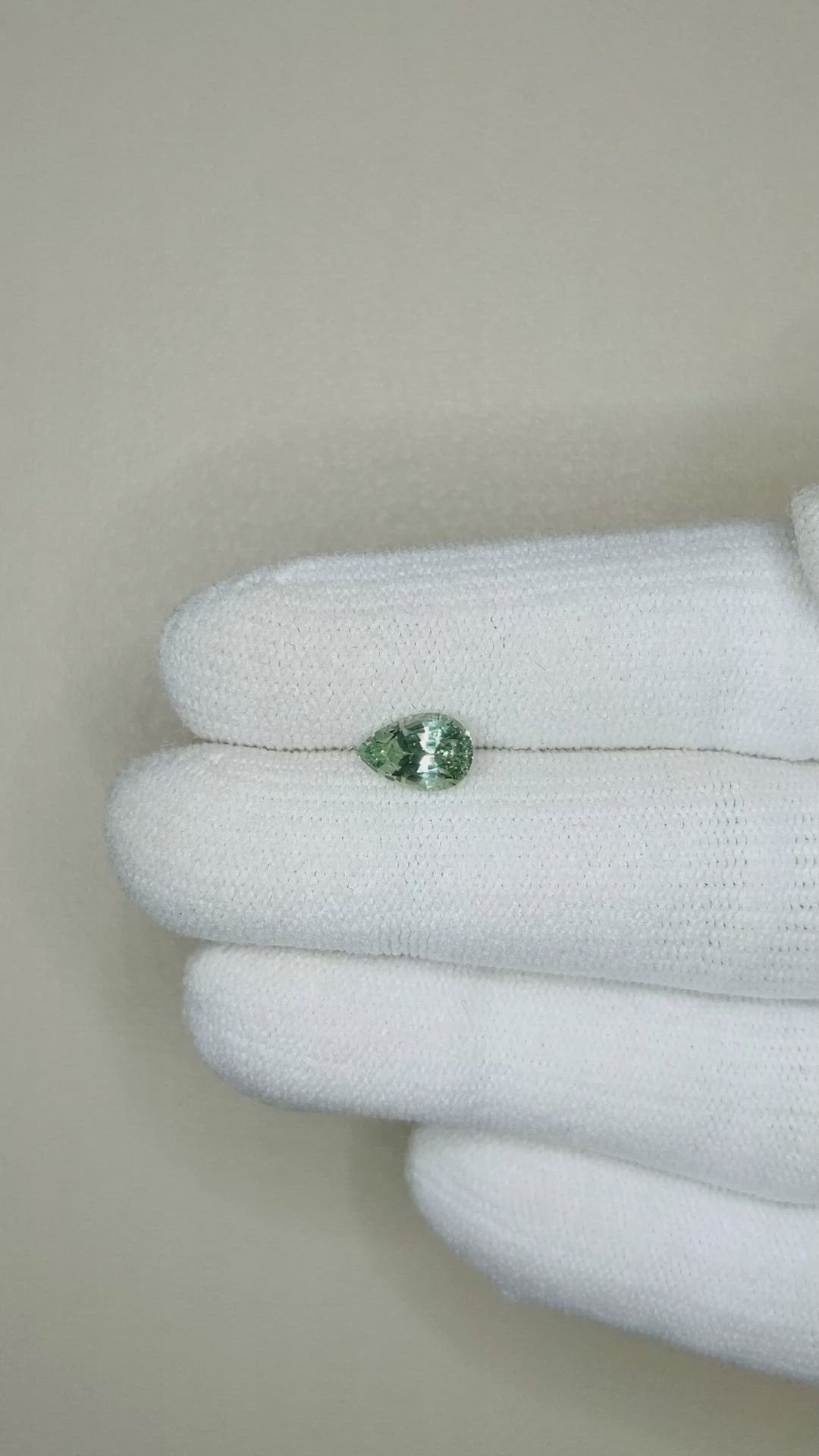 1.15 Ct. Green Sapphire from Montana Size Video