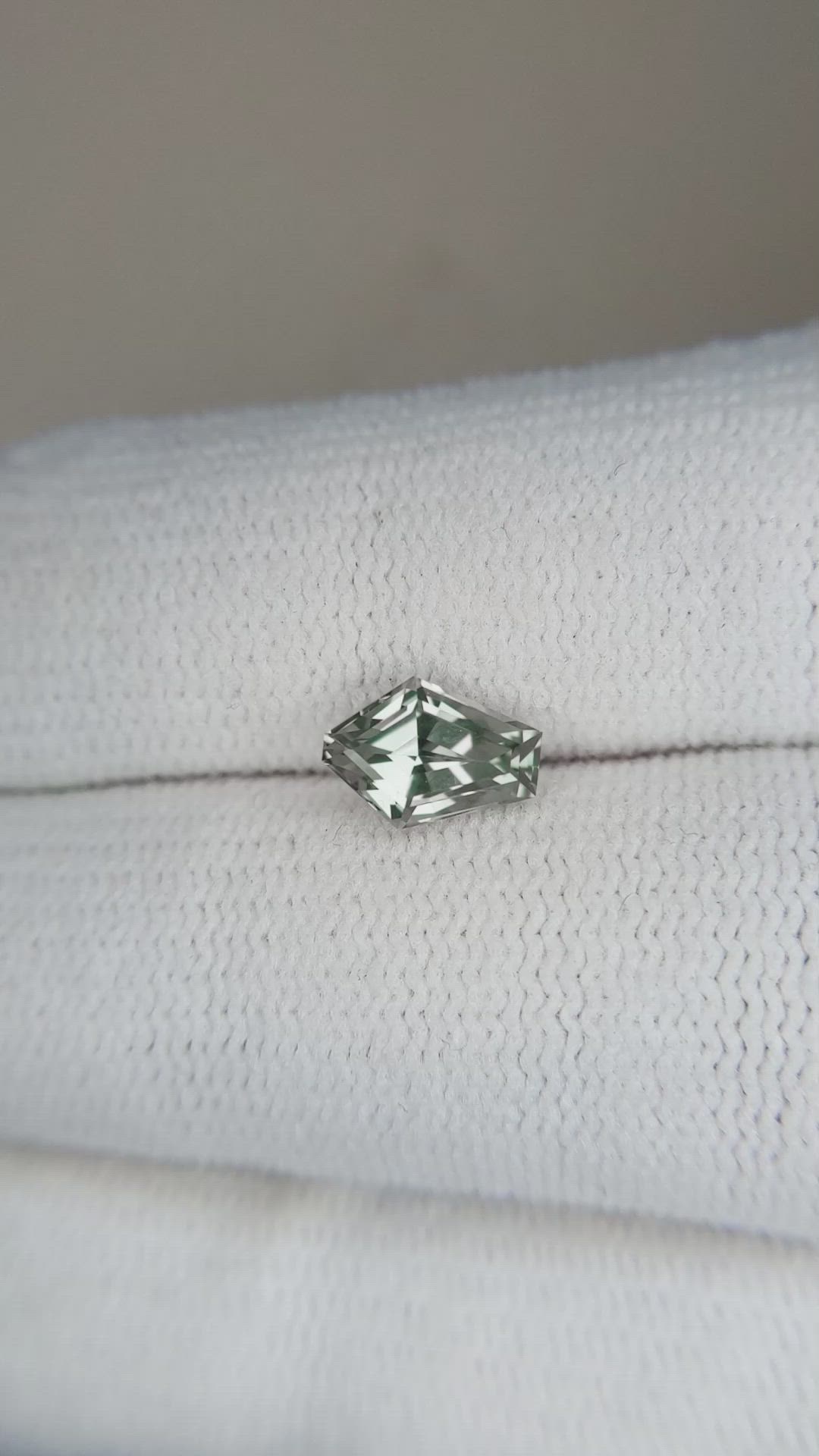 1.15 Ct. Green Sapphire from Montana Size Video