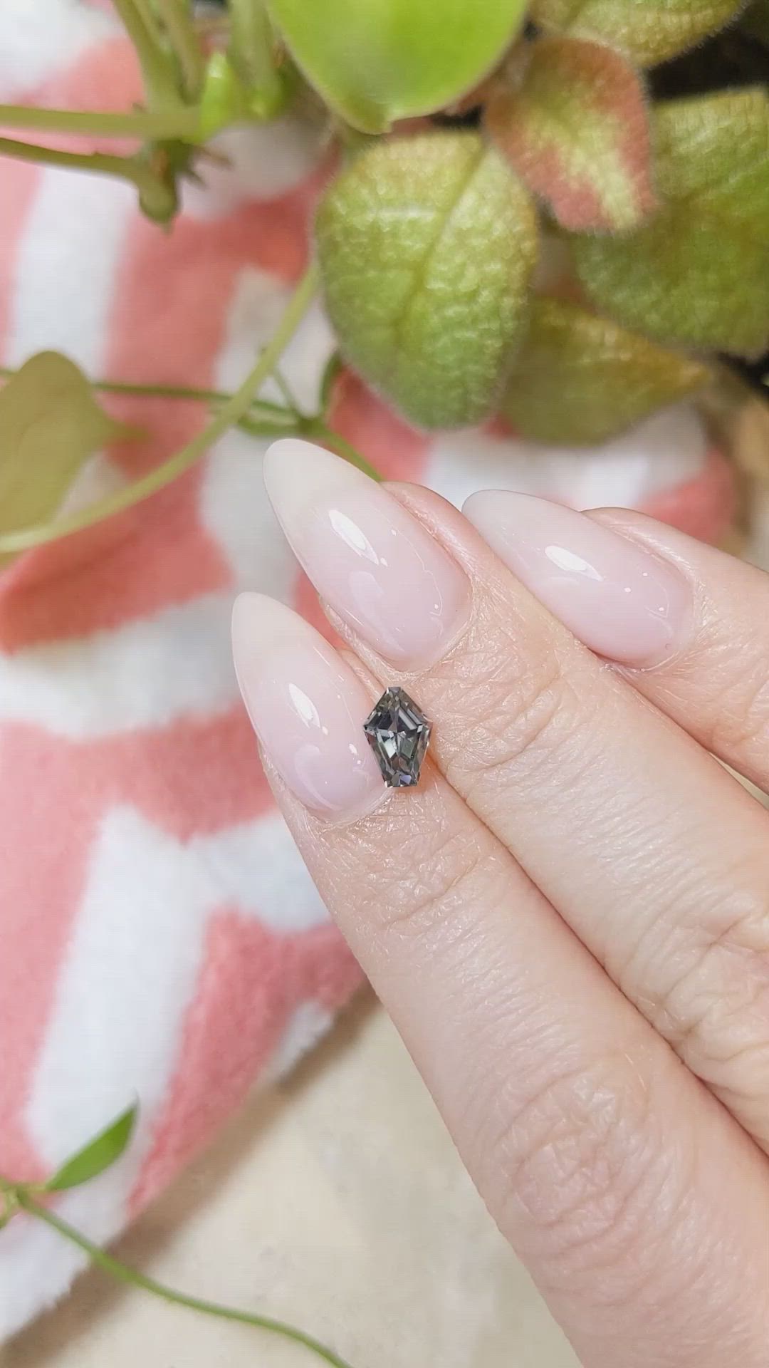 1.15 Ct. Green Sapphire from Montana Size Video