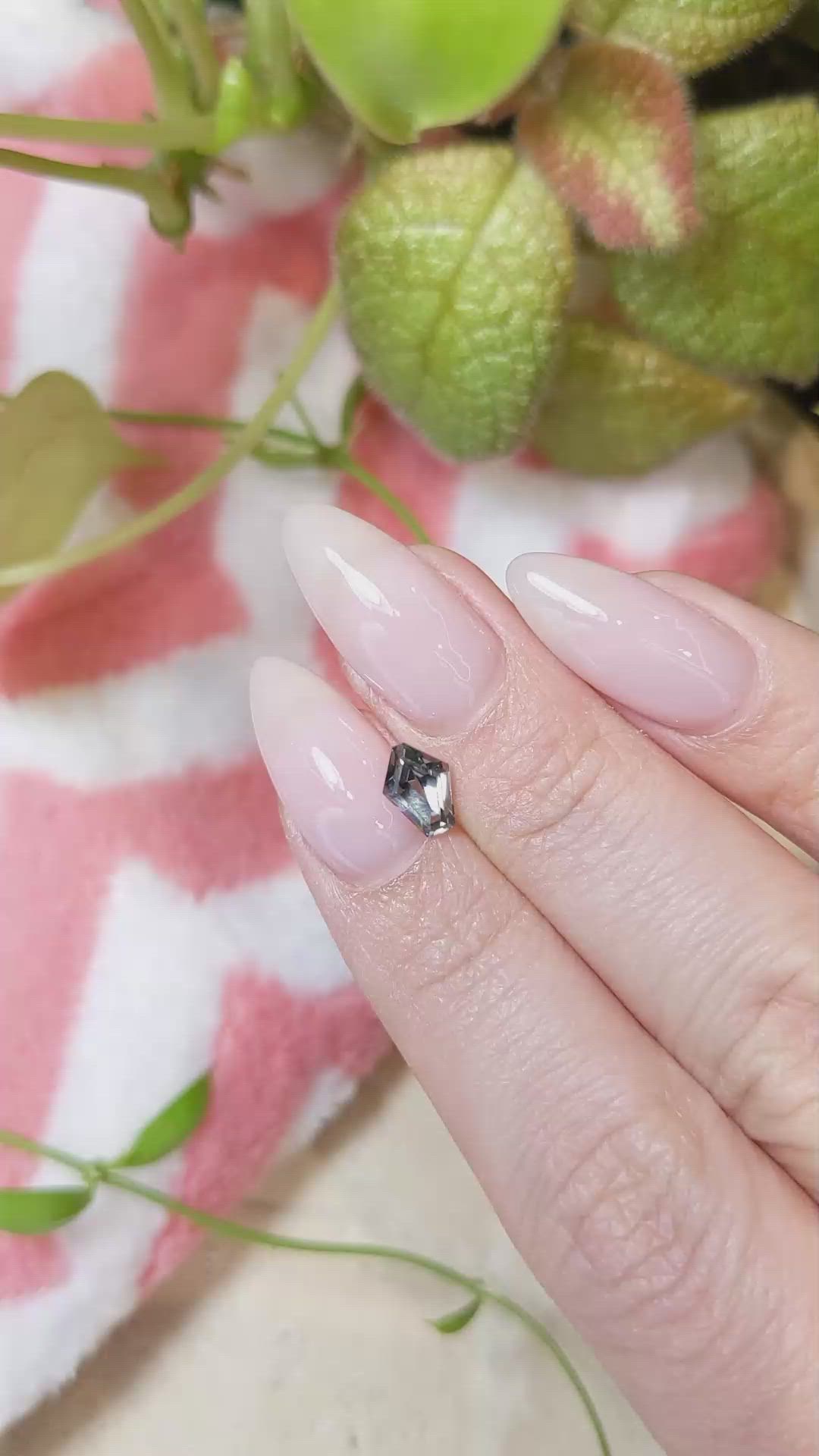 1.15 Ct. Green Sapphire from Montana Size Video