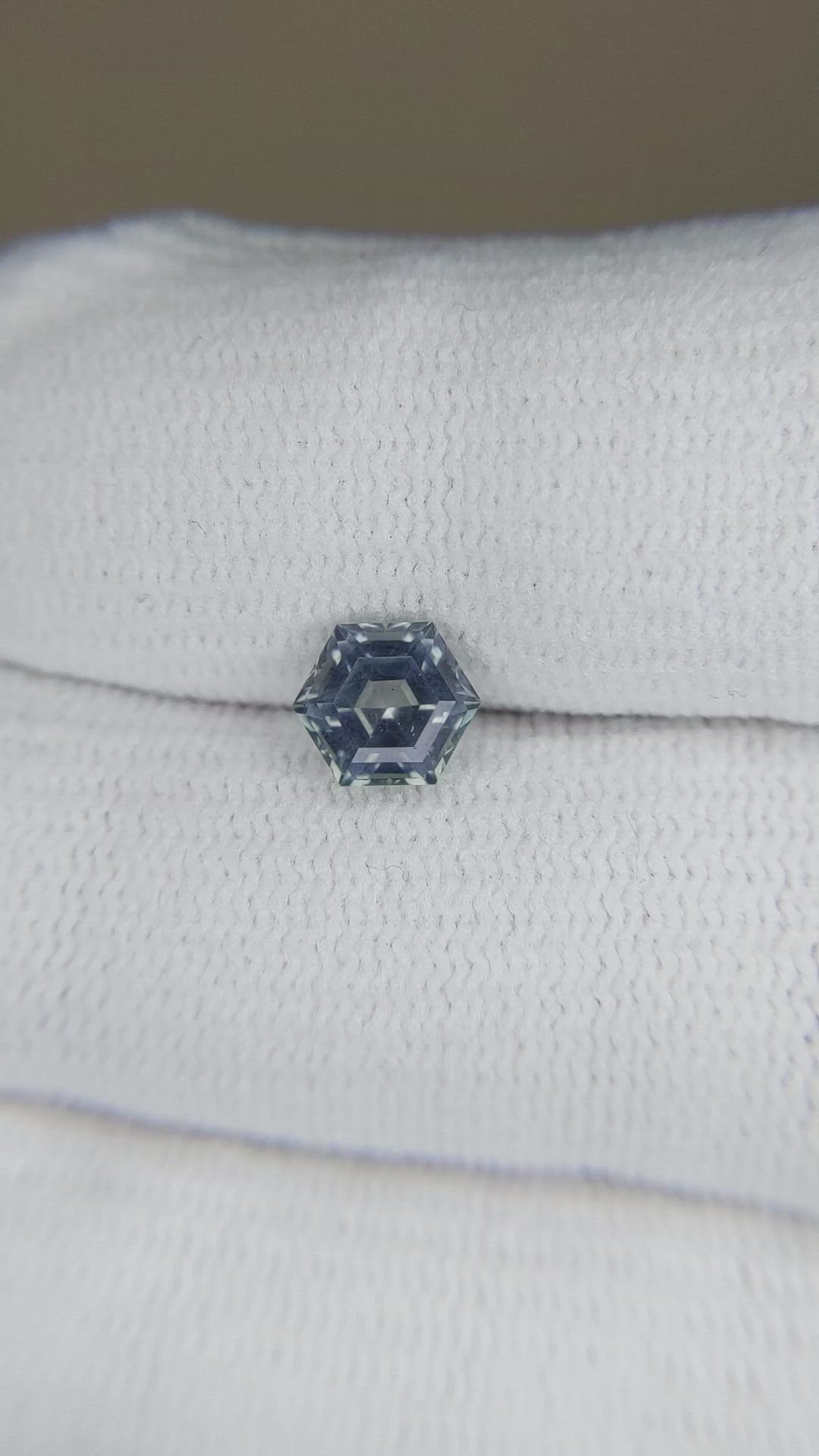 1.27 Ct. Greenish Blue Sapphire from Montana Size Video