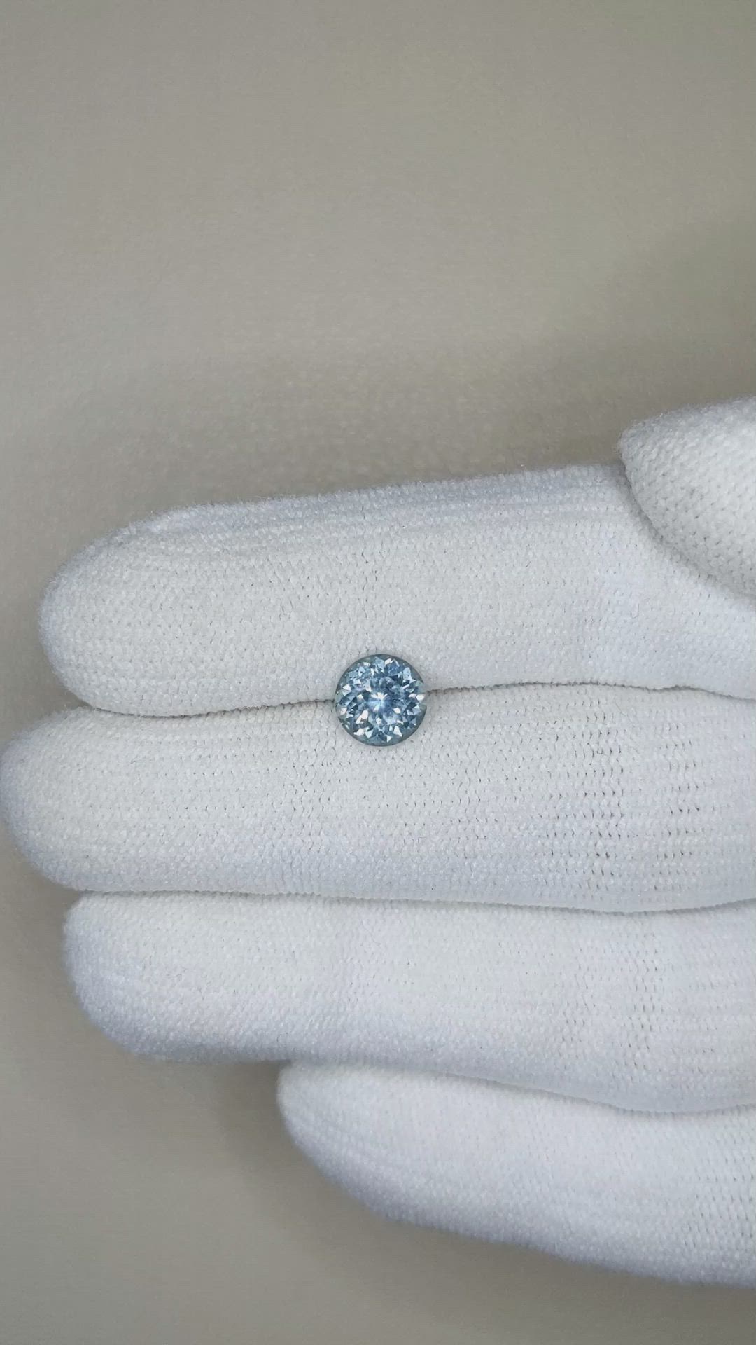 1.38 Ct. Blue Sapphire from Montana Size Video