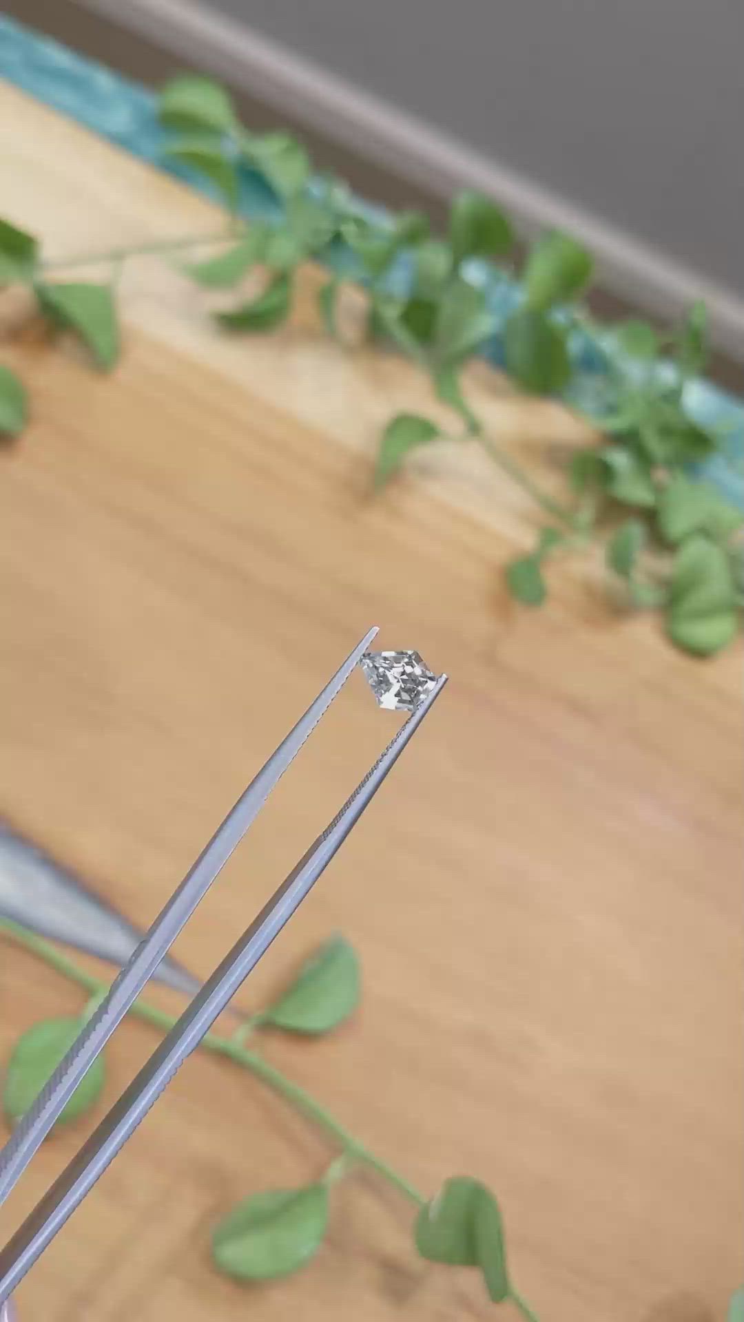 1.44 Ct. Grey Sapphire from Montana Size Video