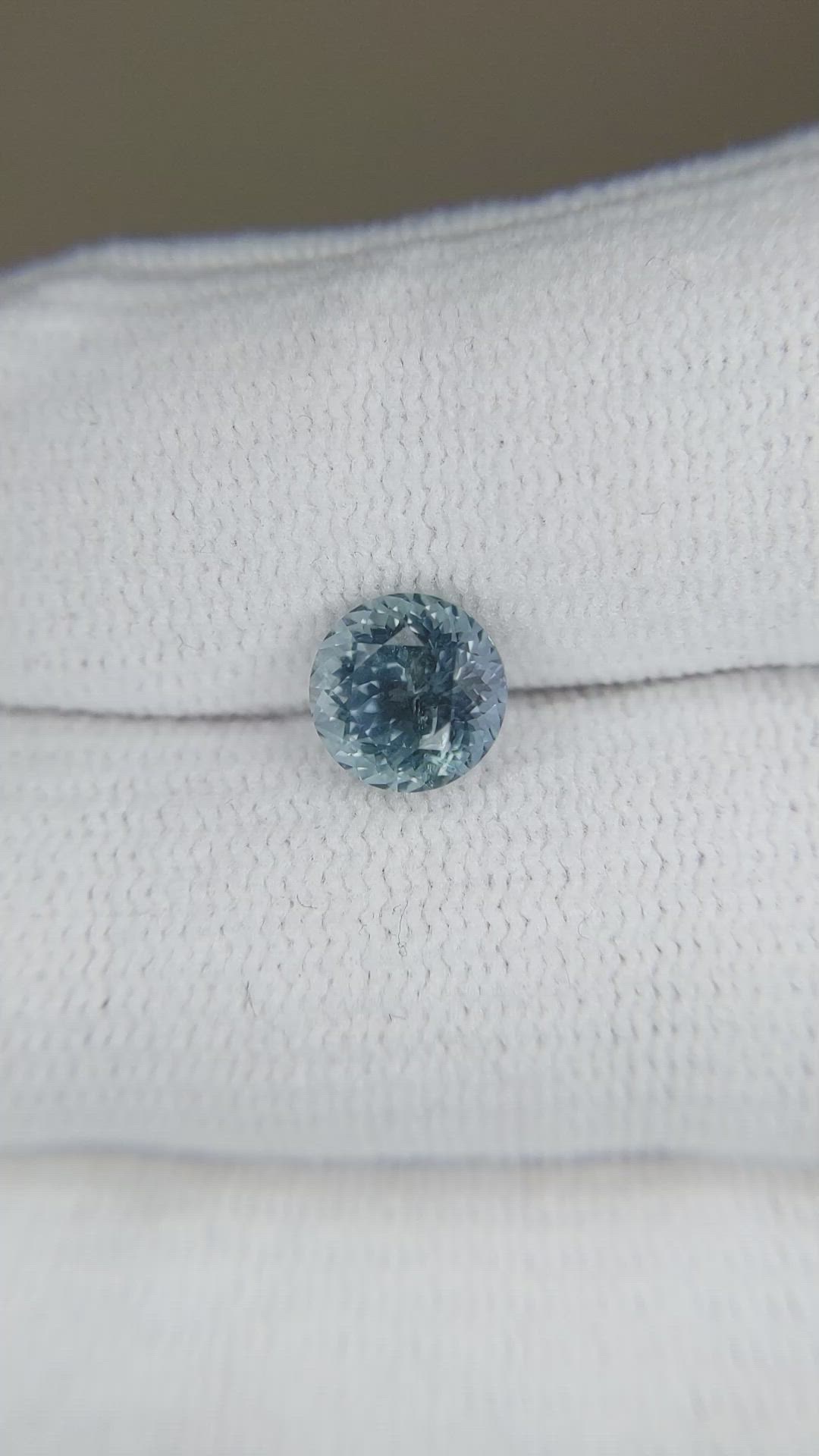 2.15 Ct. Greenish Blue Sapphire from Montana Size Video