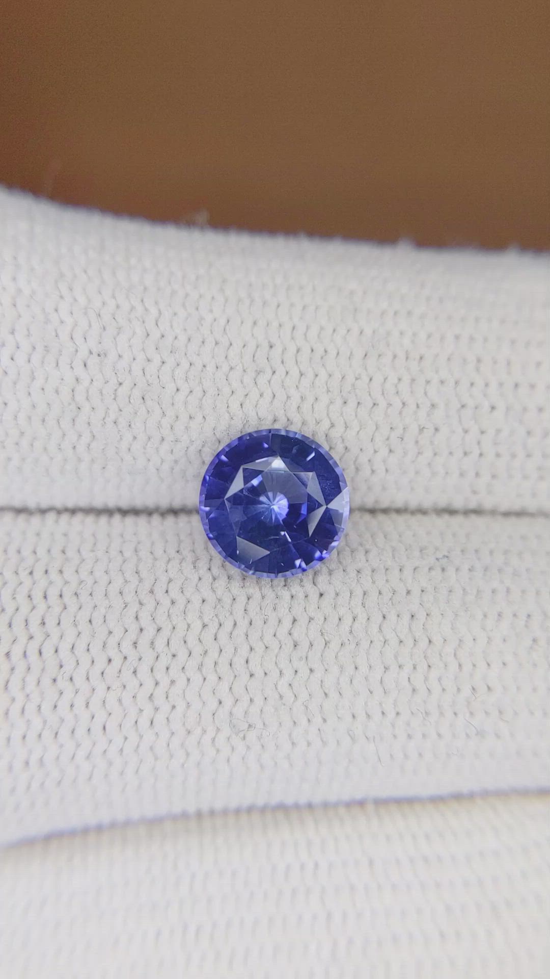 2.06 Ct. Blue Sapphire from Ceylon (Sri Lanka) Size Video