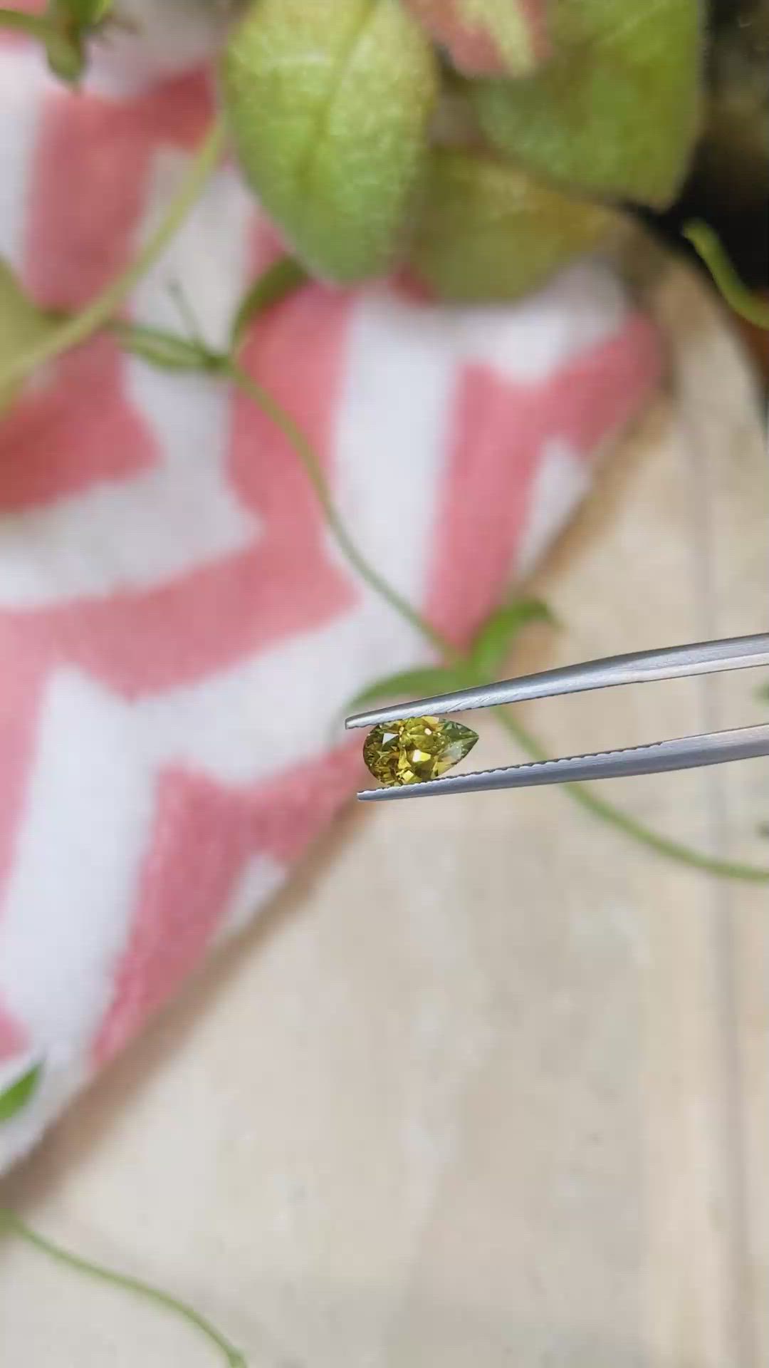 0.92 Ct. Bi Color Sapphire from Montana Size Video