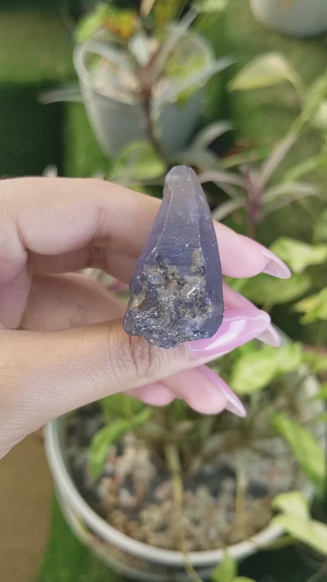 134.88 Ct. Blue Sapphire Crystal from Ceylon (Sri Lanka) Size Video